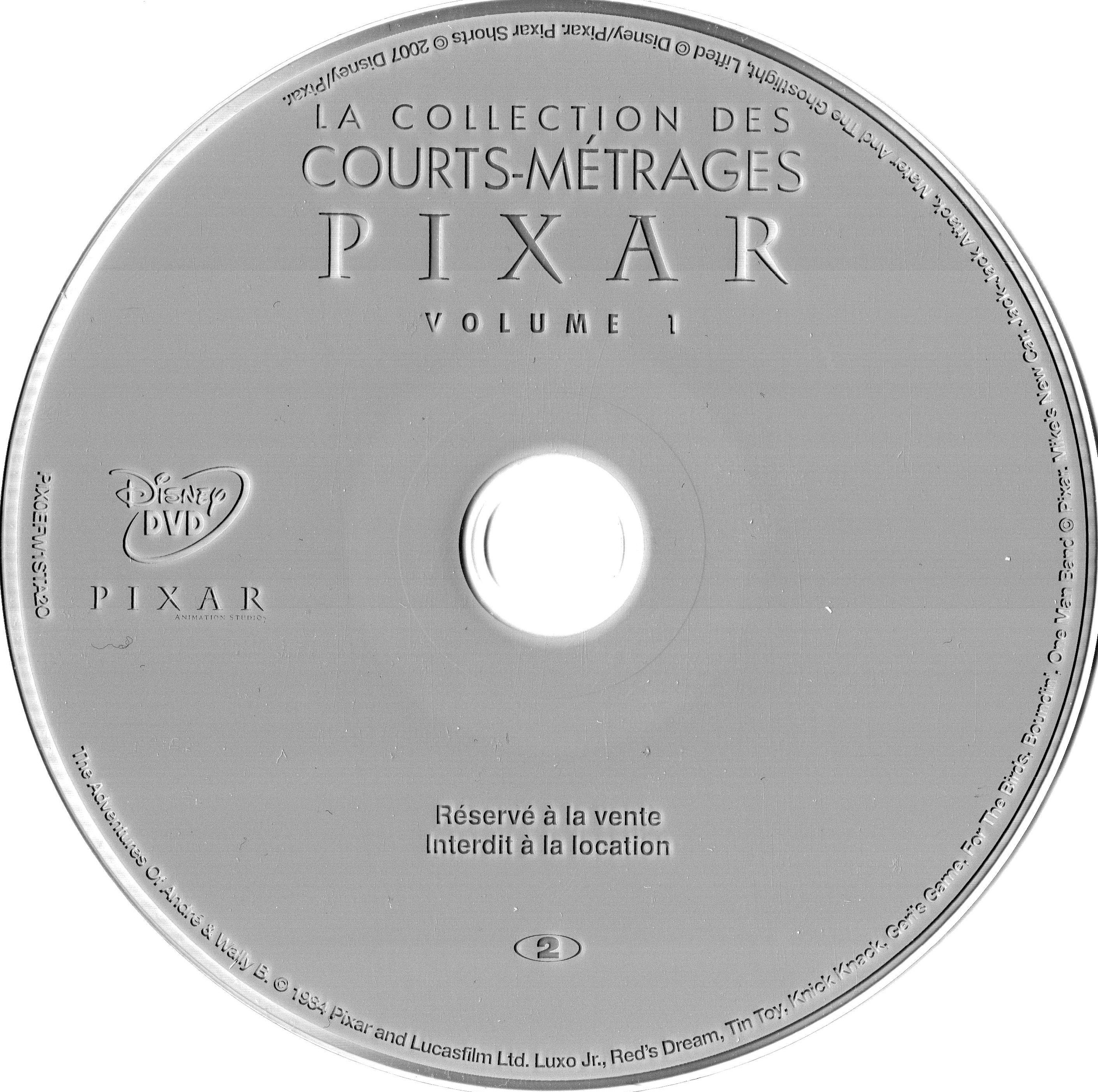 La collection des courts mtrages Pixar vol 01