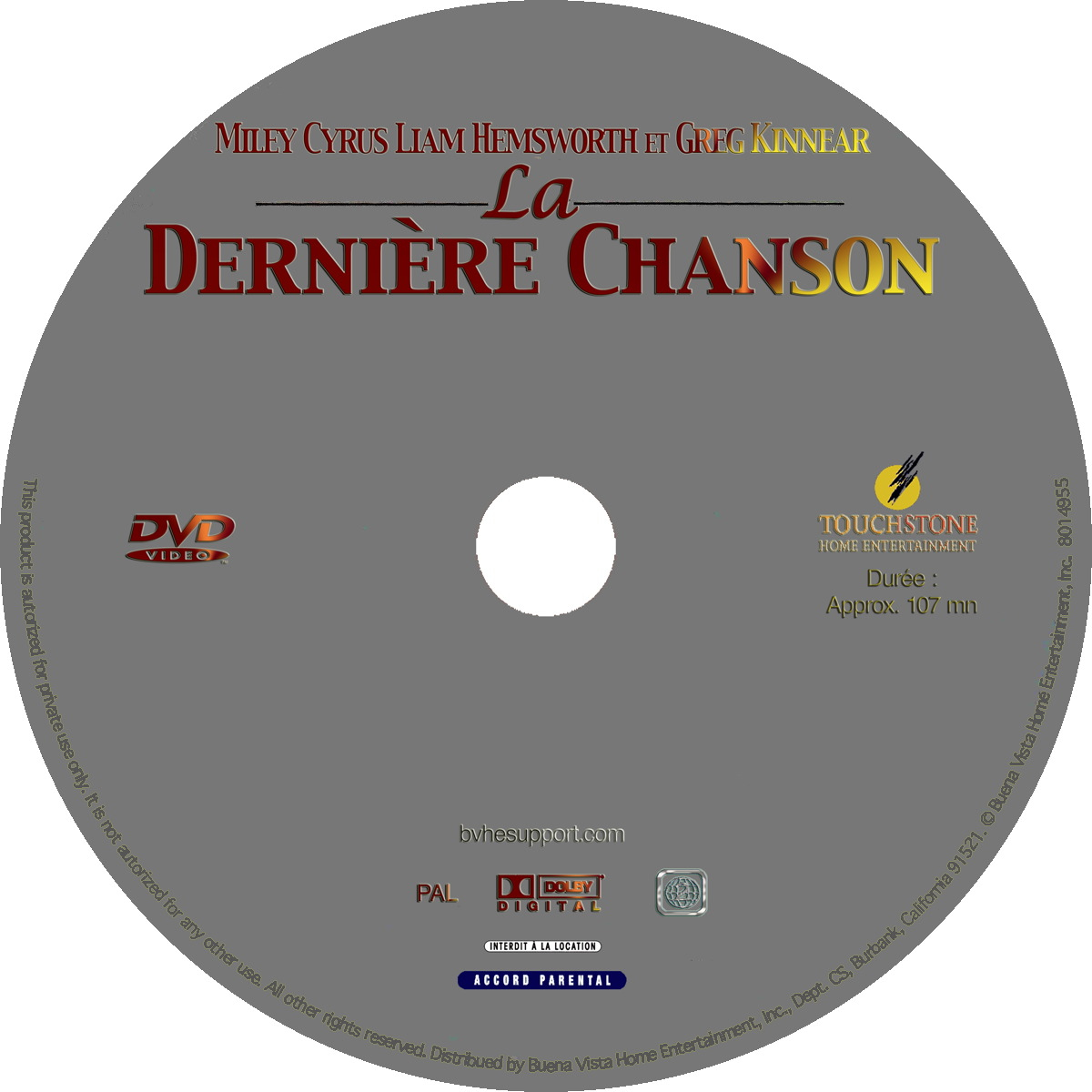 La dernire chanson custom