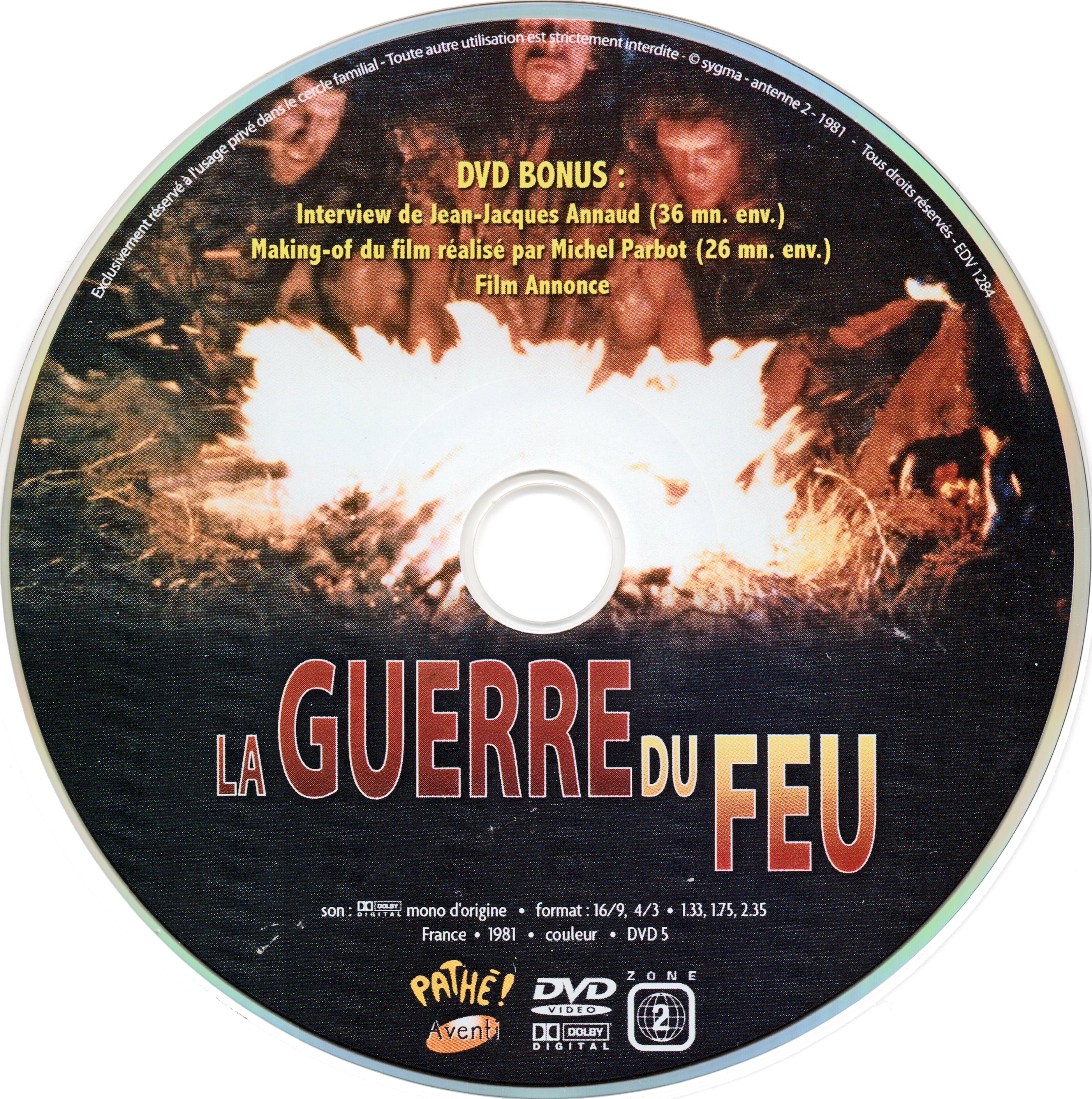 La guerre du feu DVD 2
