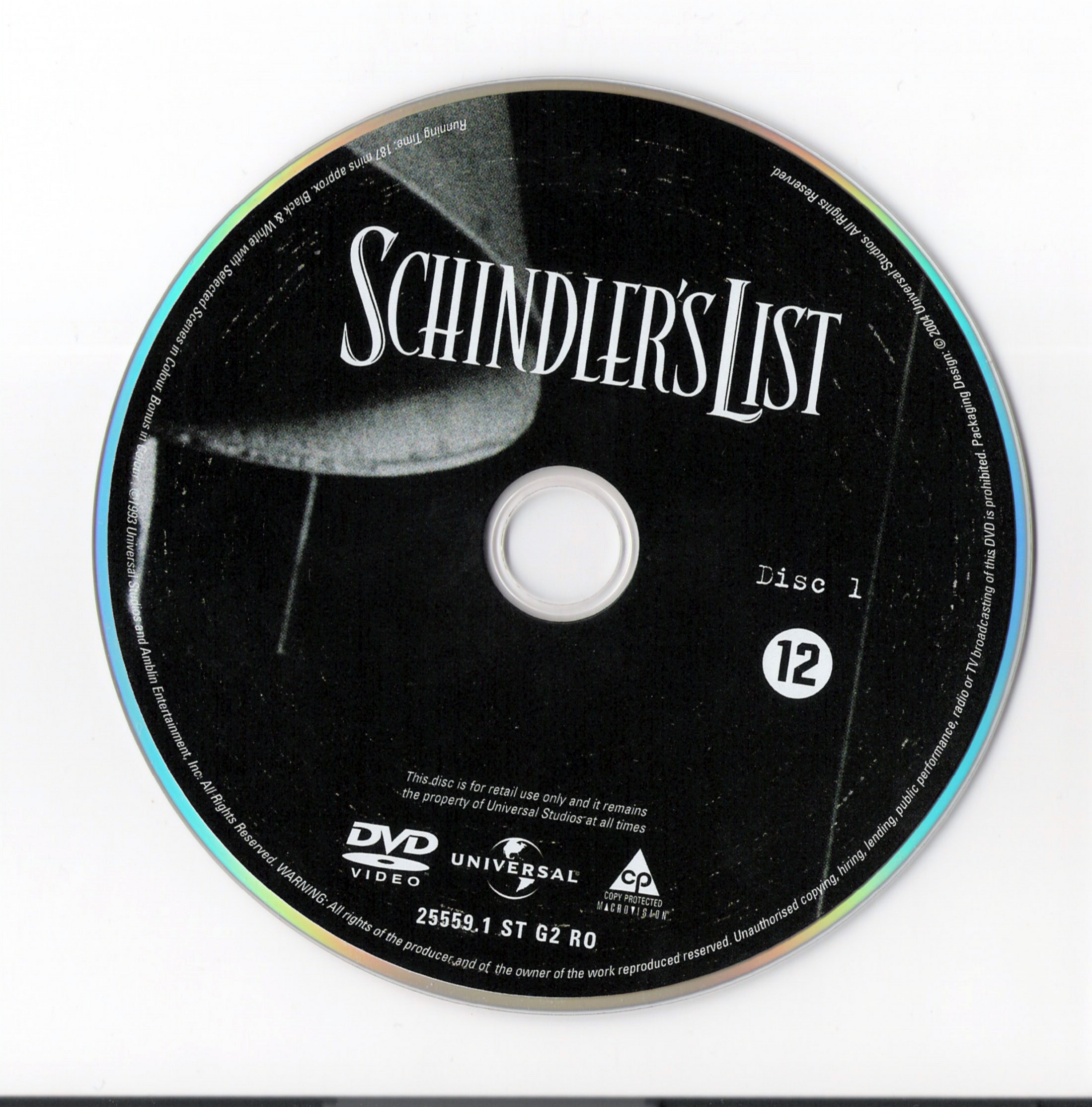 La liste de Schindler DISC 1