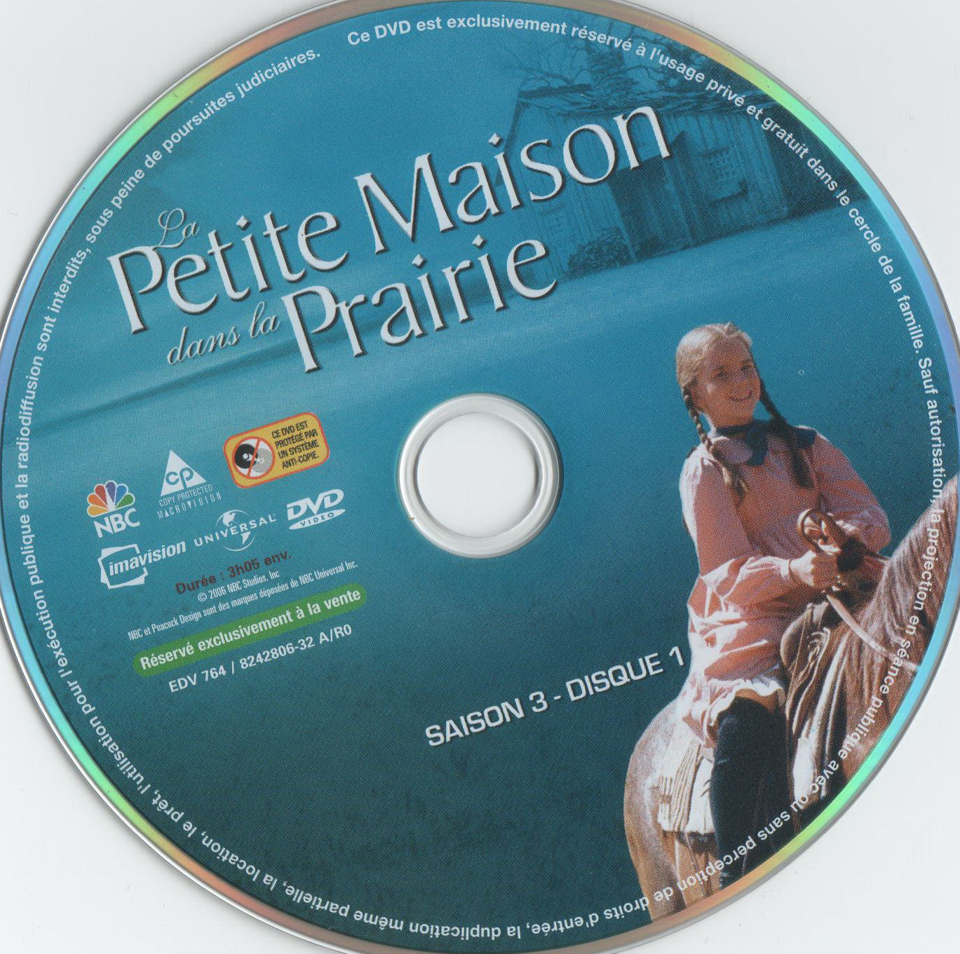 La petite maison dans la prairie saison 3 DVD 1