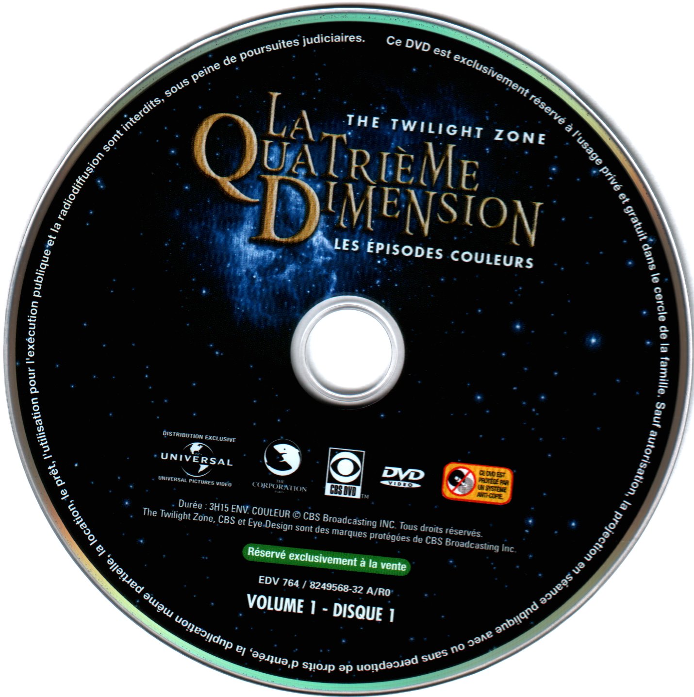 La quatrime dimension - Episodes couleurs vol 1 DVD 1