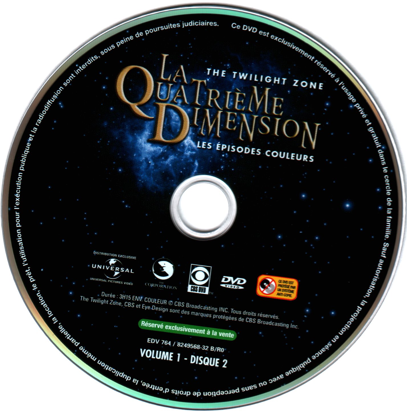 La quatrime dimension - Episodes couleurs vol 1 DVD 2