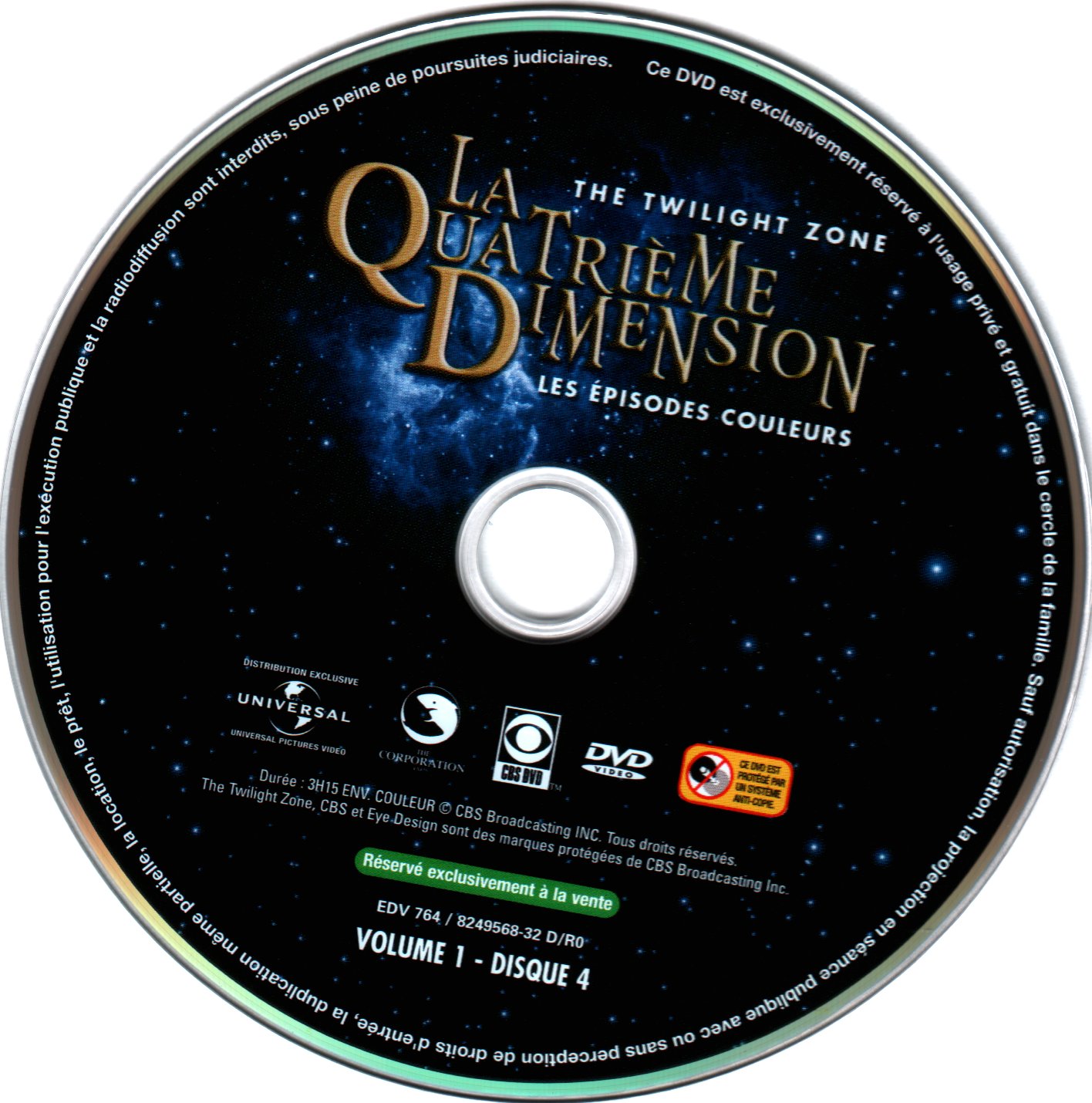 La quatrime dimension - Episodes couleurs vol 1 DVD 4