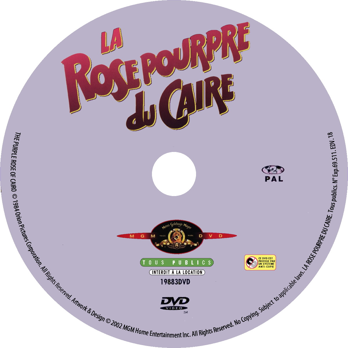 La rose pourpre du Caire