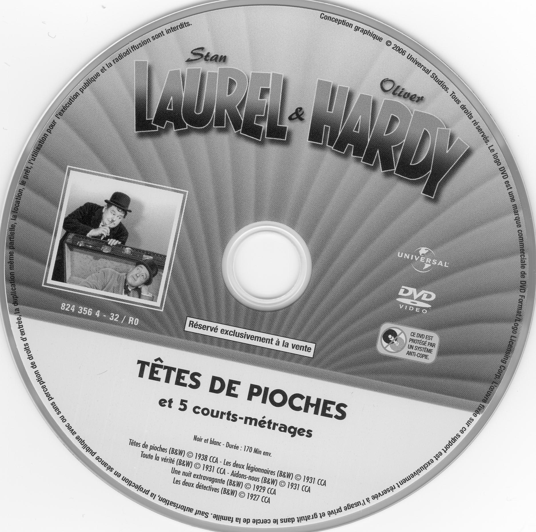Laurel et Hardy - Tetes de pioches