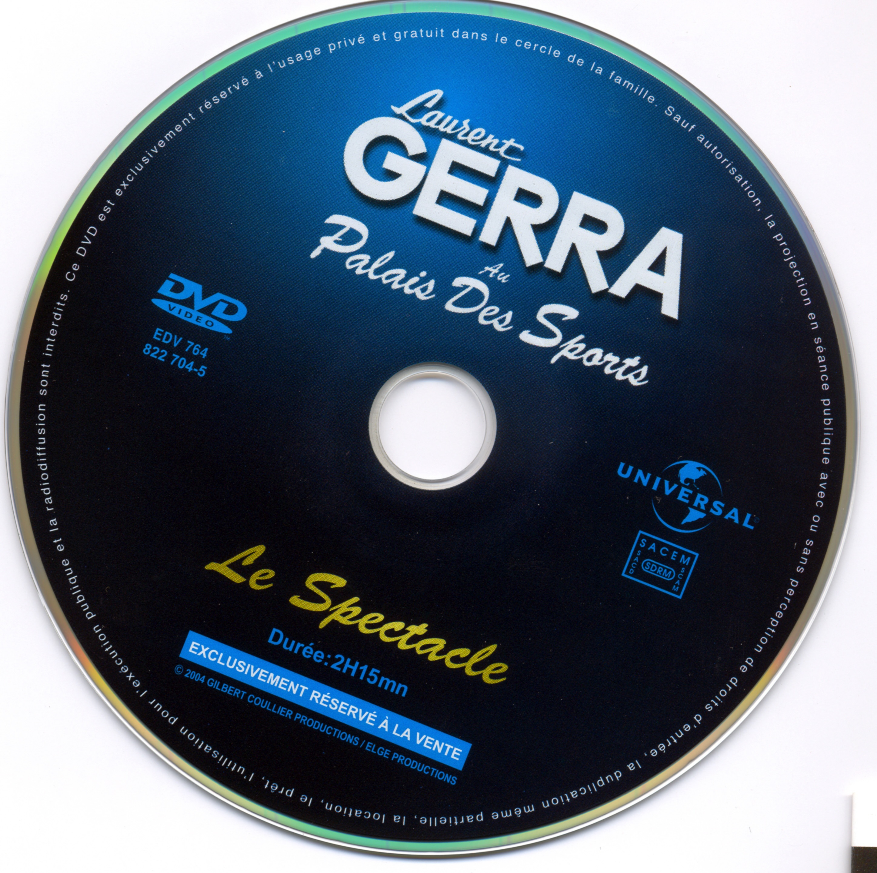 Laurent Gerra palais des sports DISC 1