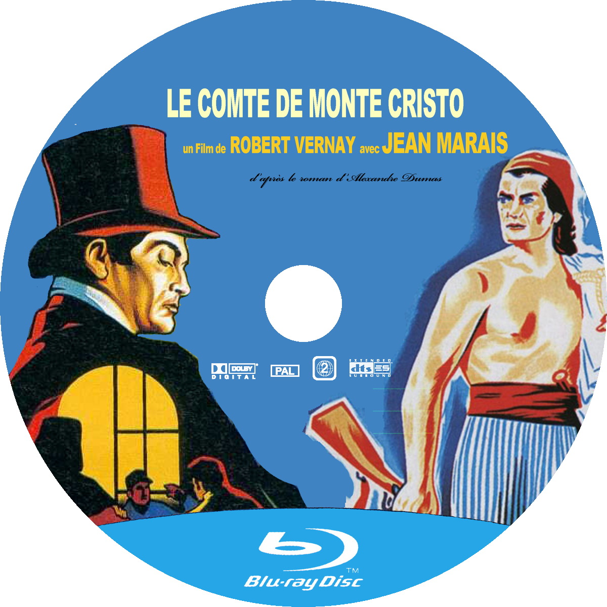 Le Comte de Monte Cristo (Jean Marais) (BLU-RAY) custom