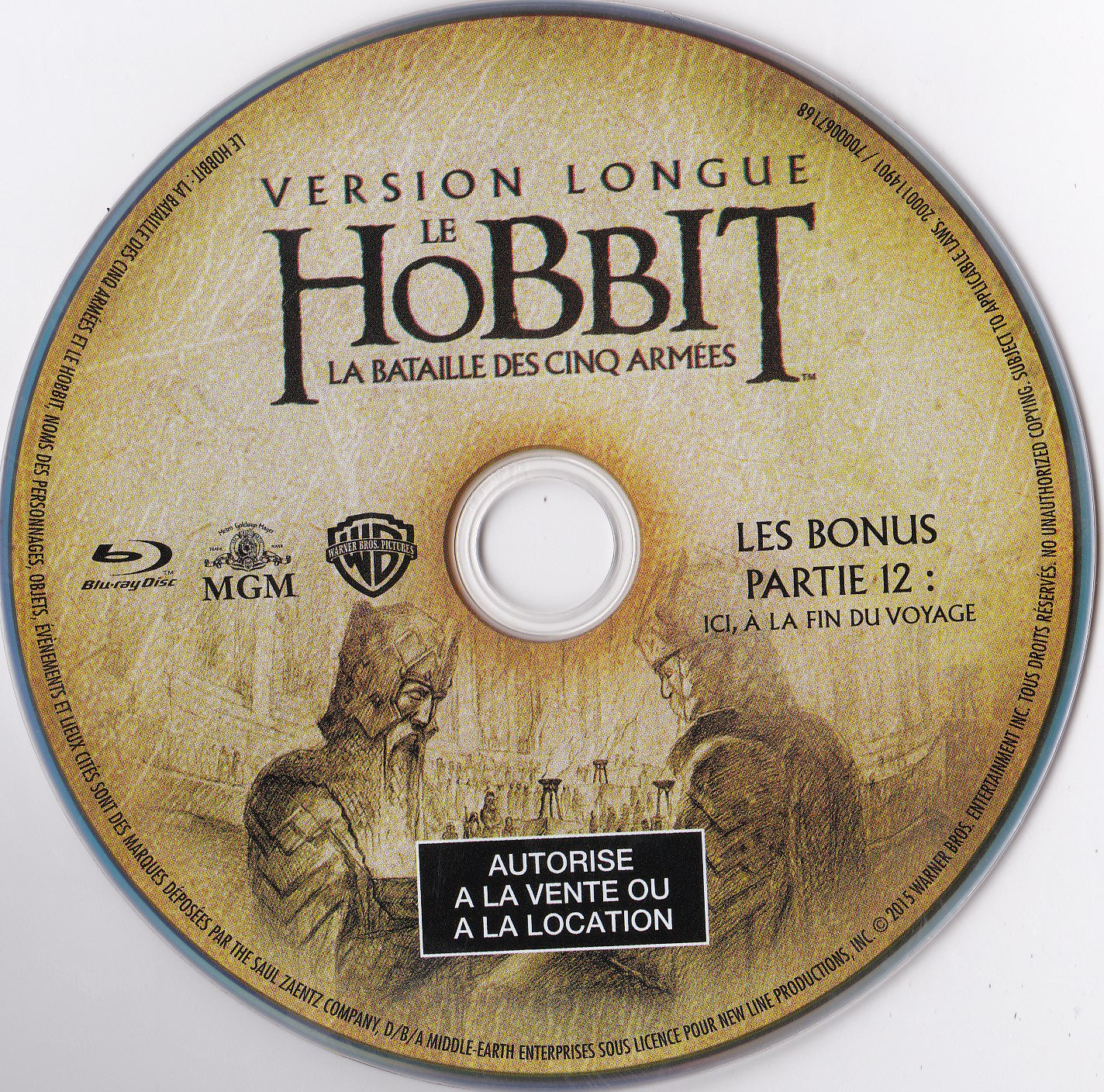 Le Hobbit la Bataille des Cinq Armes (Le Hobbit la Bataille des Cinq Armes (Version Longue) BONUS partie 12 (BLU-RAY)