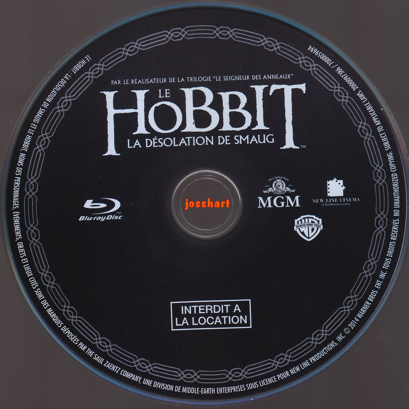 Le Hobbit la Dsolation de Smaug (BLU-RAY)