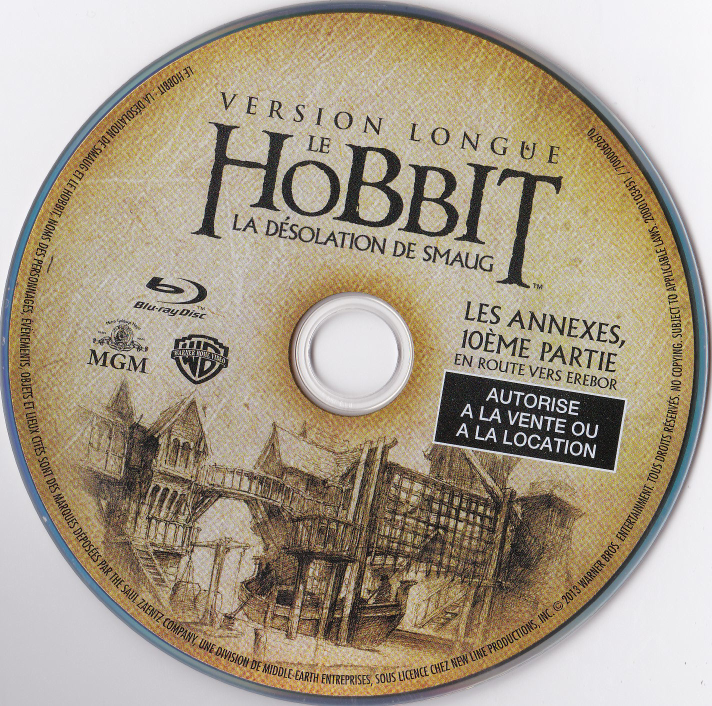Le Hobbit la Dsolation de Smaug (Version longue) Les annexes 10me partie (BLU-RAY)