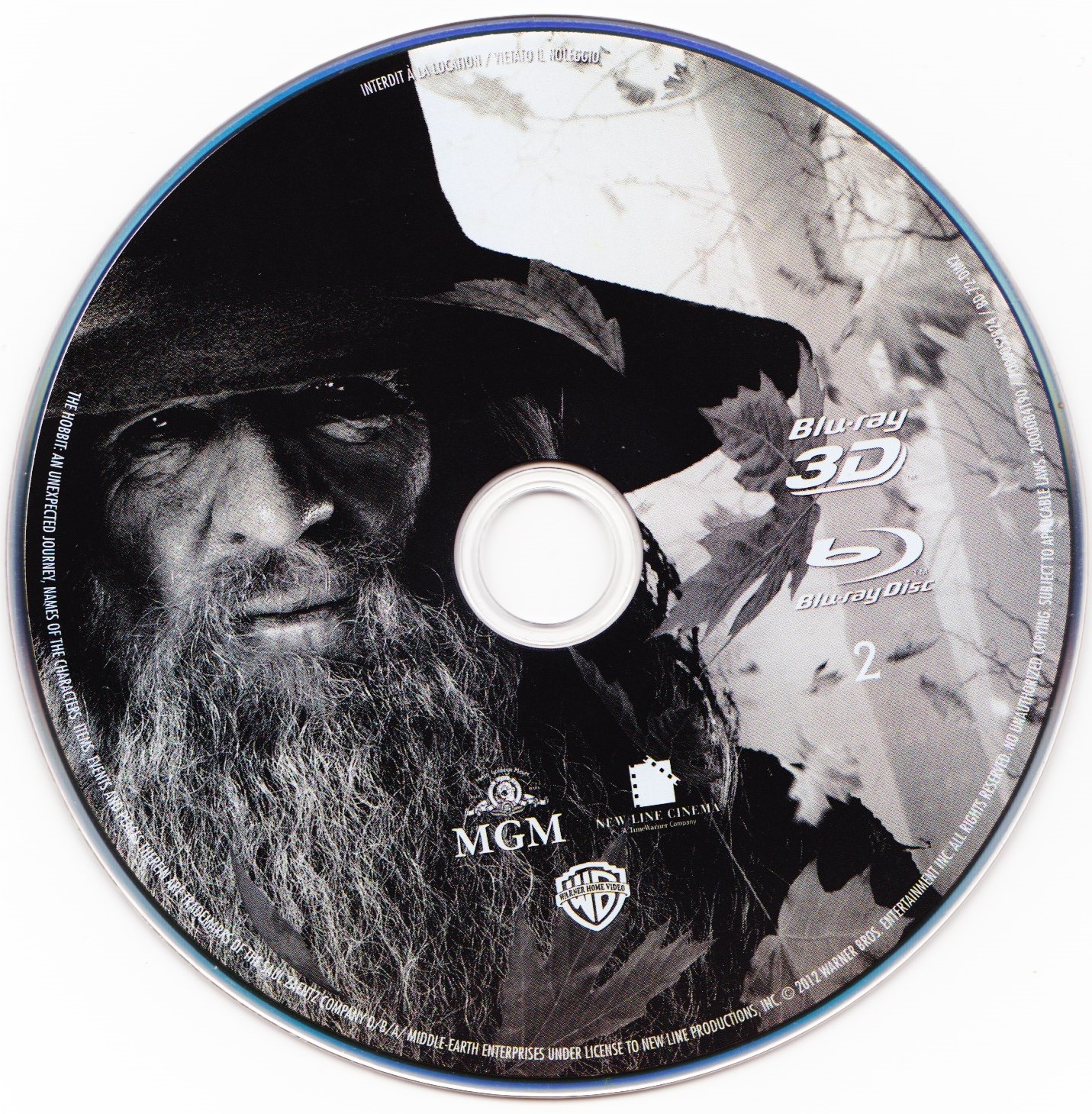 Le Hobbit un voyage inattendu DISC 2 (BLU-RAY)