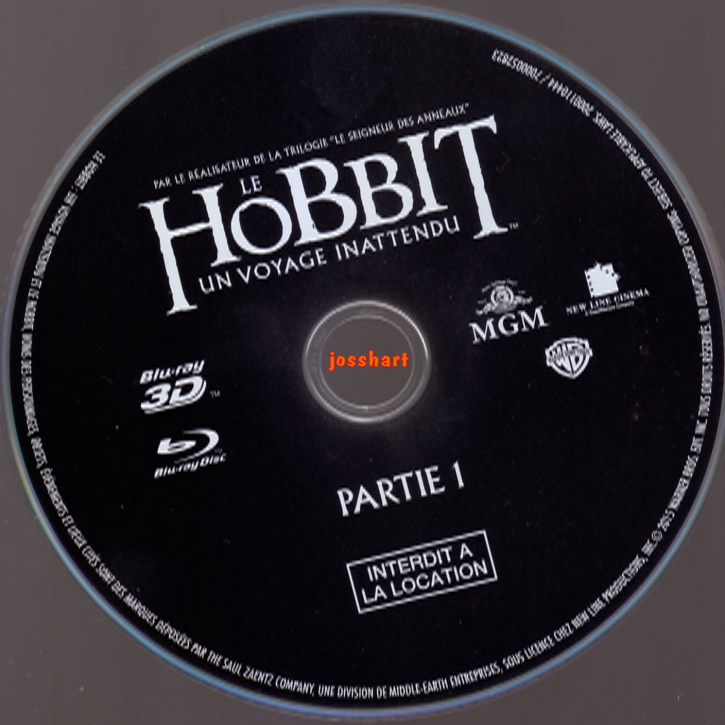 Le Hobbit un voyage inattendu Partie 1 3D (BLU-RAY)