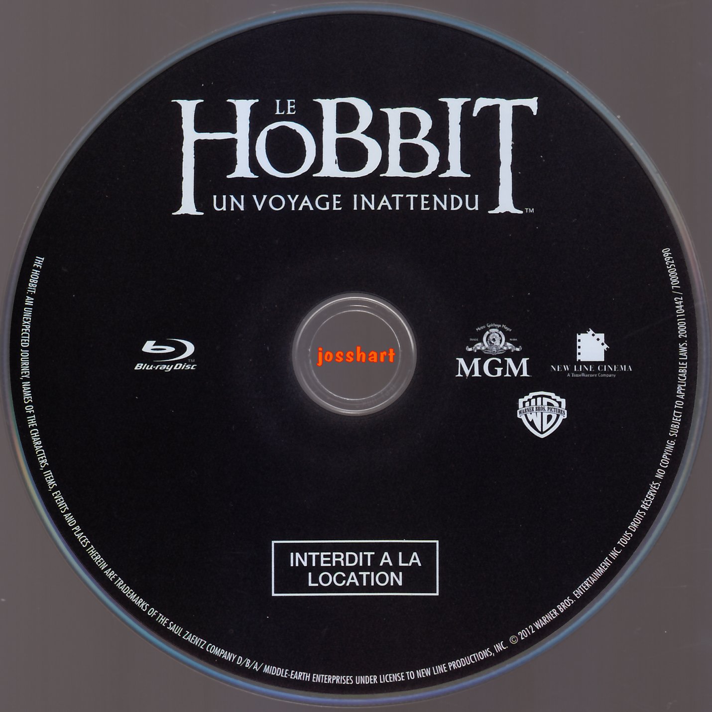 Le Hobbit un voyage inattendu (BLU-RAY)