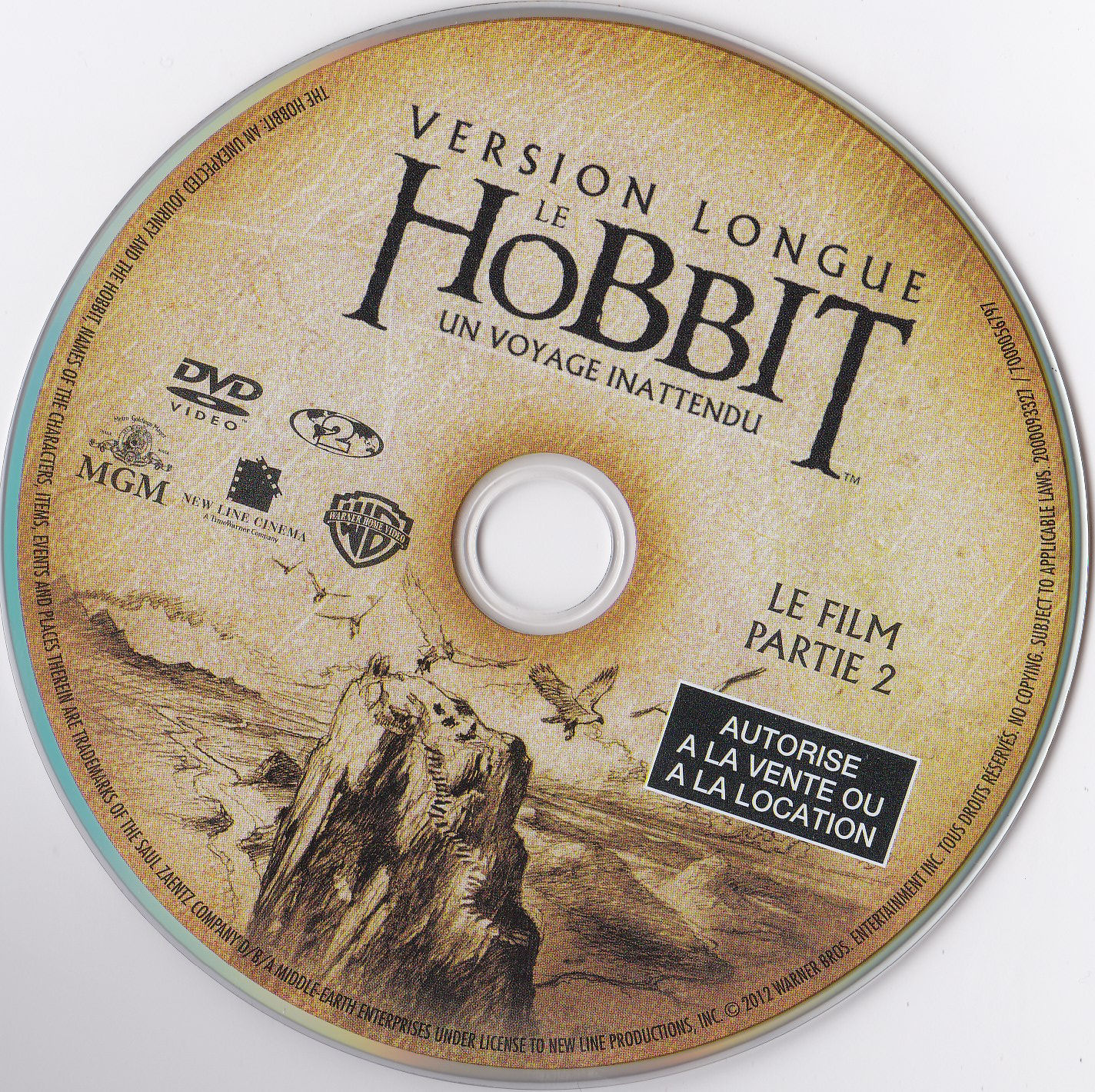 Le Hobbit un voyage inattendu (Version longue) Le film Partie 2 (BLU-RAY)