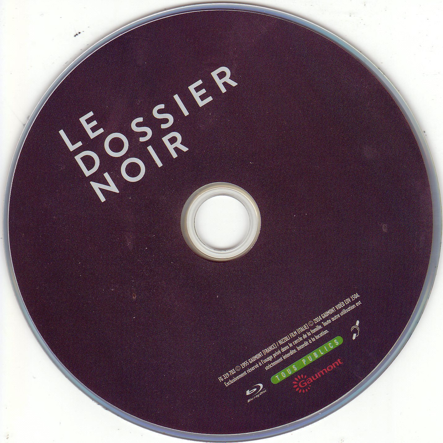 Le dossier noir (BLU-RAY)