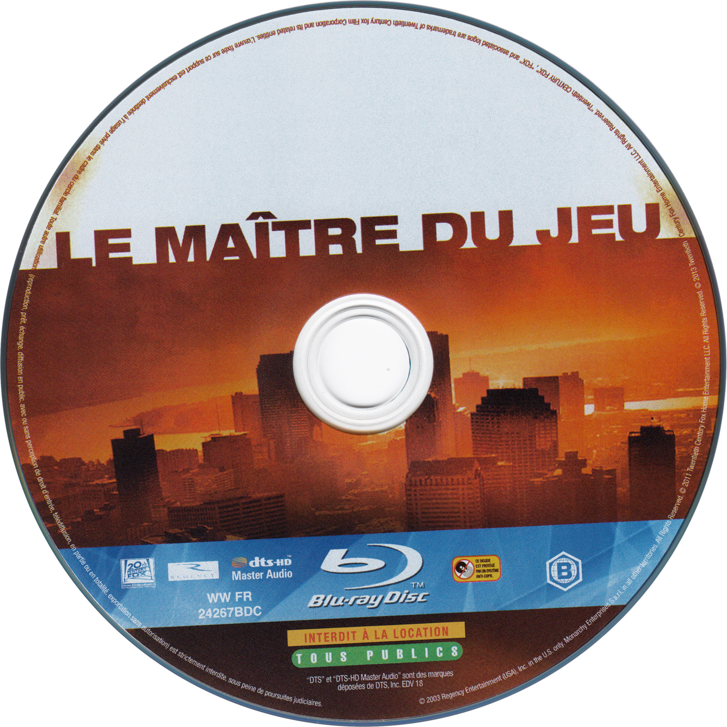 Le maitre du jeu (BLU-RAY)