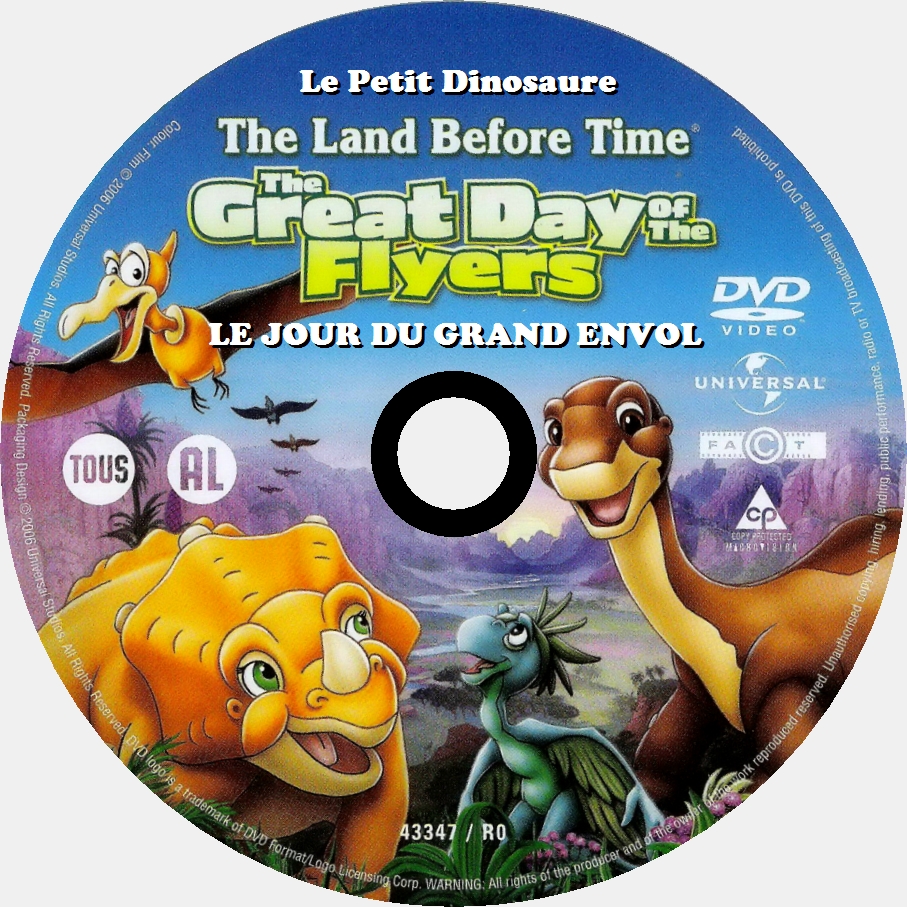 Le petit dinosaure vol 12 - Le jour du grand envol custom