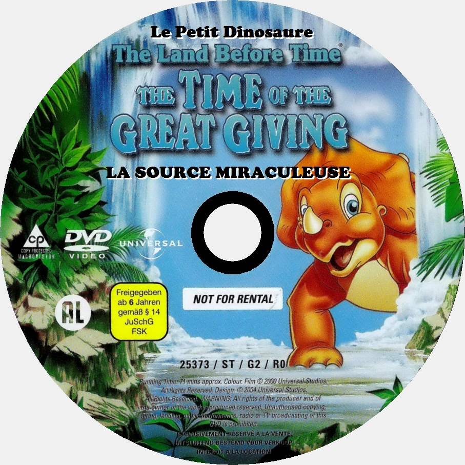 Le petit dinosaure vol 3 - la source miraculeuse custom