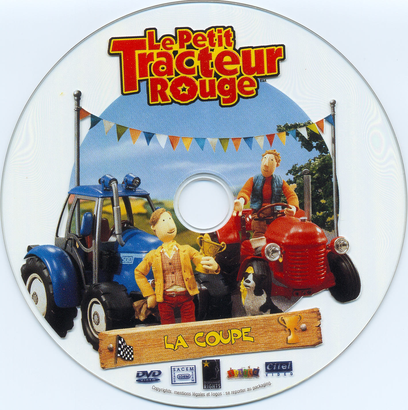 Le petit tracteur rouge - La coupe