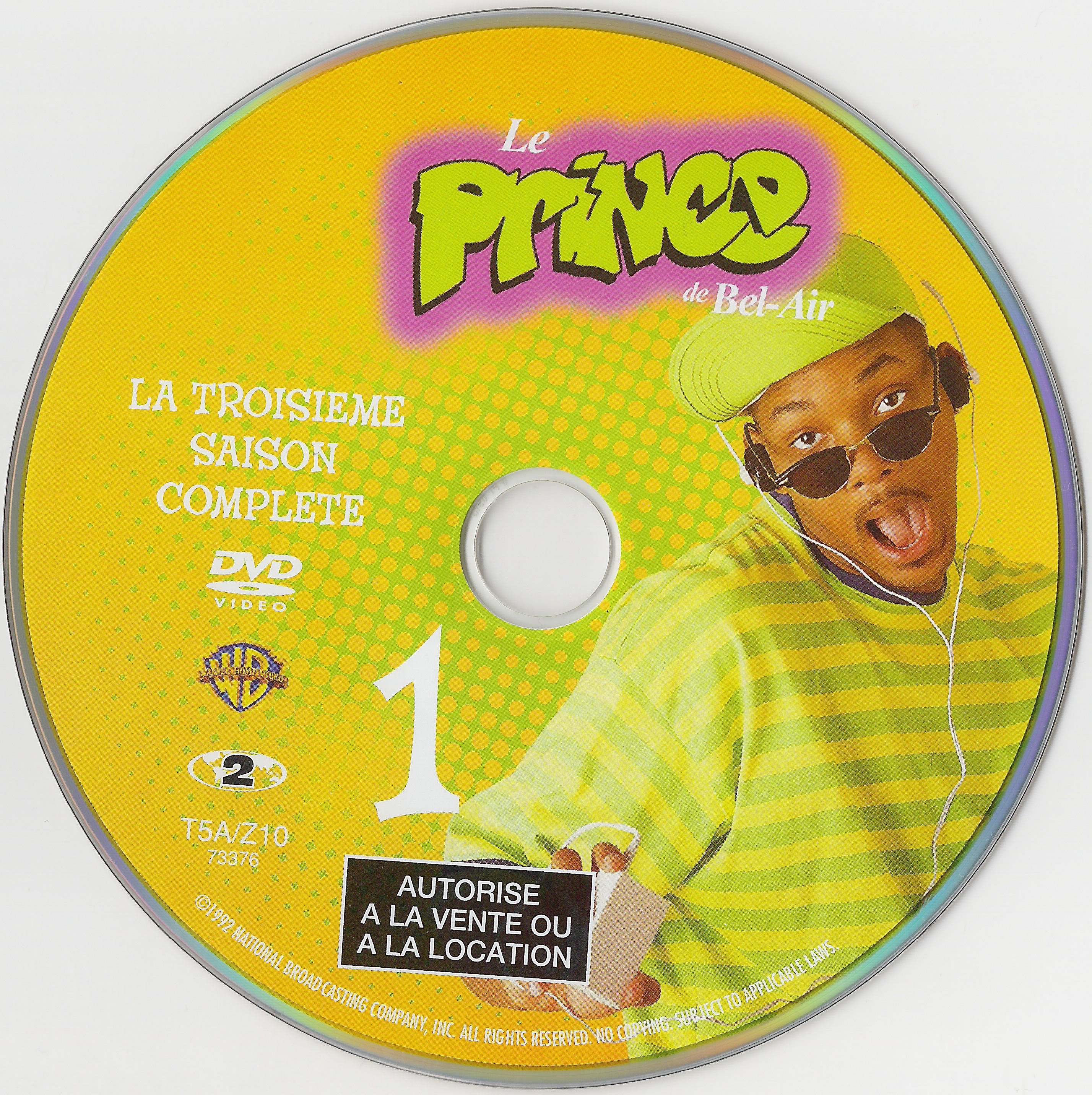 Le prince de Bel Air saison 3 DVD 1