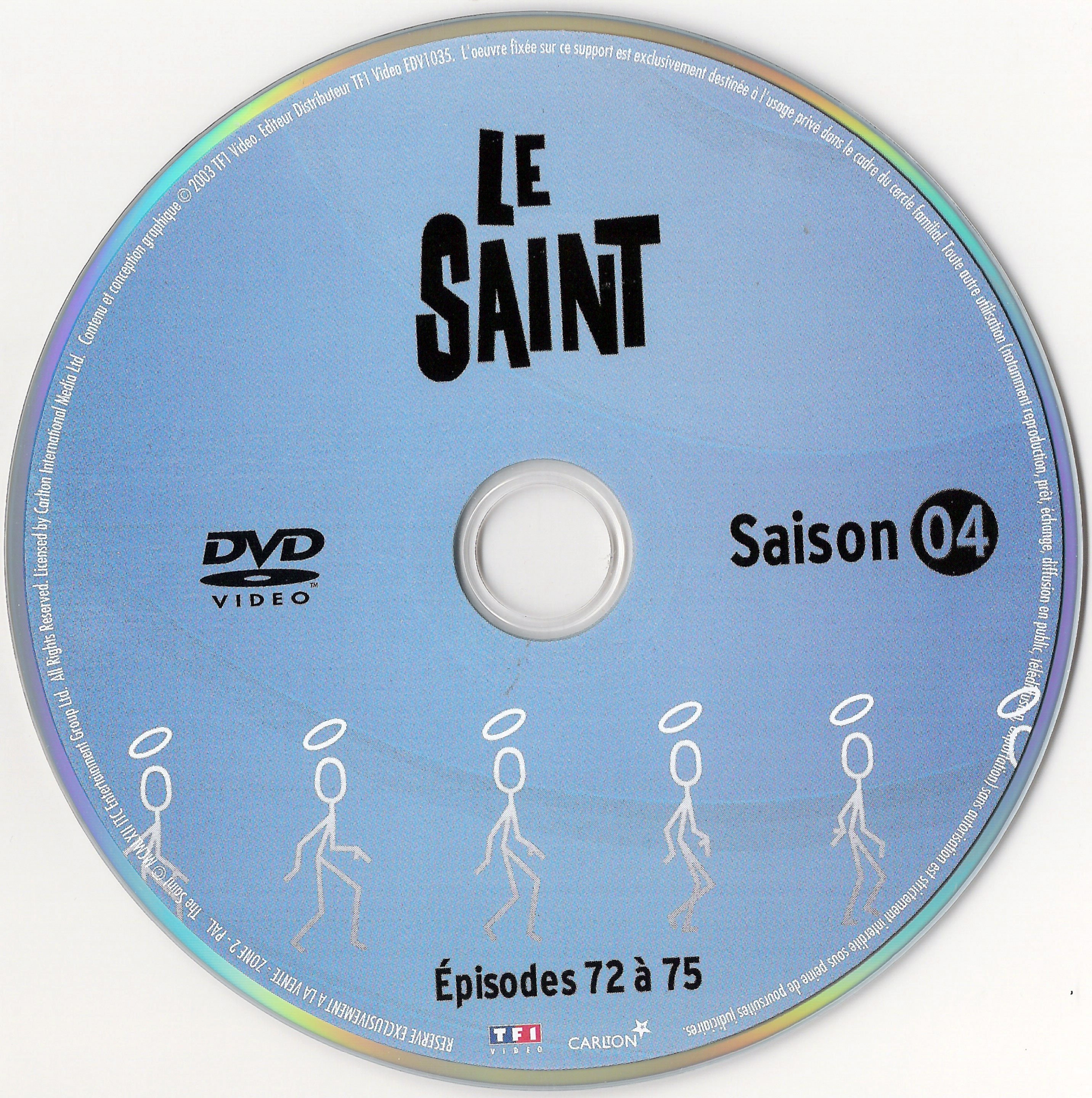 Le saint Saison 4 DVD 1