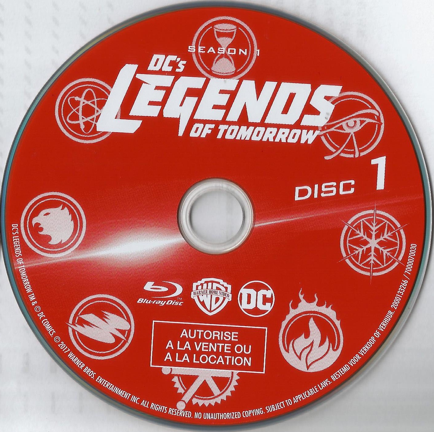 Legends of tomorrow saison 1 DISC 1 (BLU-RAY)