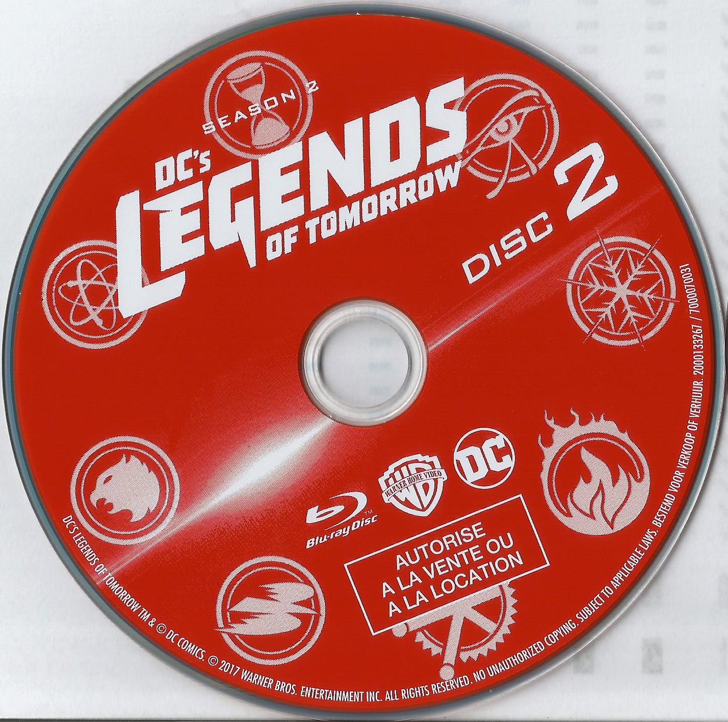 Legends of tomorrow saison 1 DISC 2 (BLU-RAY)
