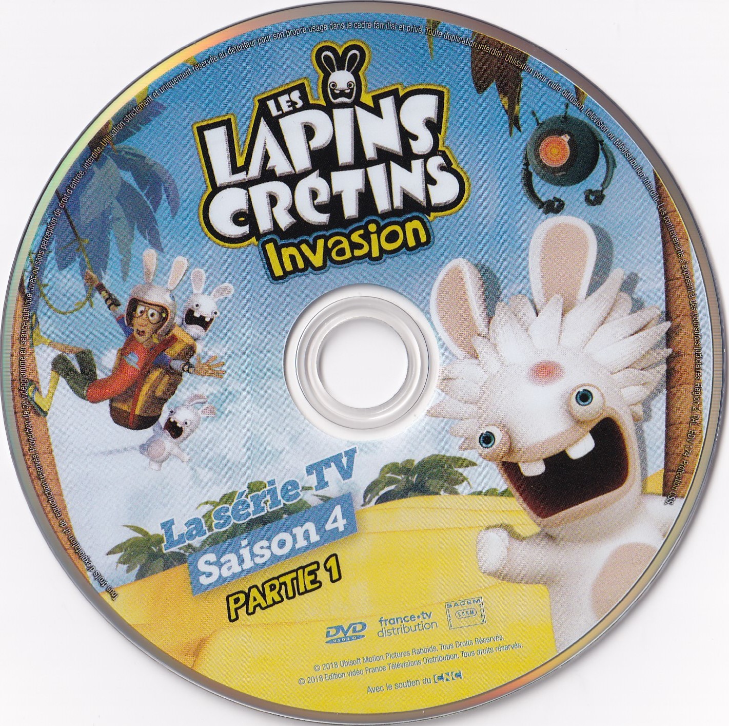 Les Lapins crtins Invasion Saison 4  vol 1