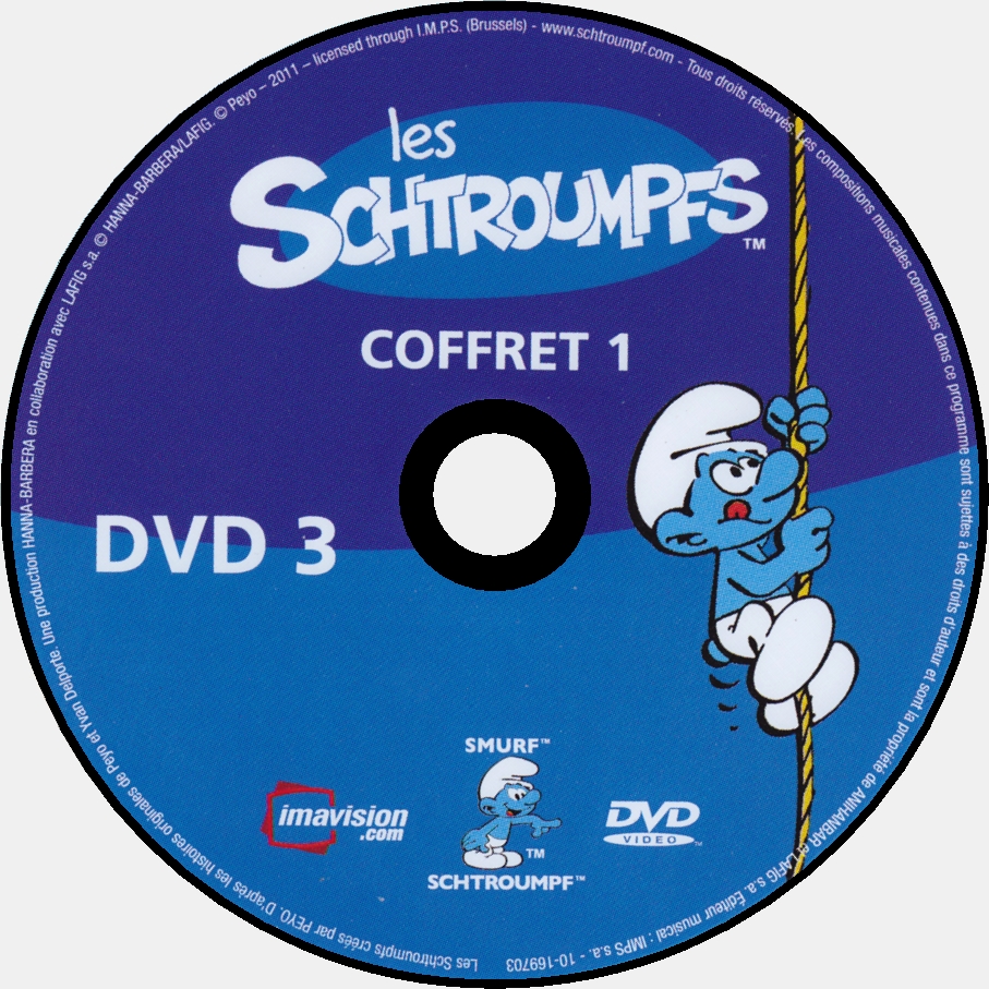 Les Schtroumpfs COFFRET 1 DISC 3