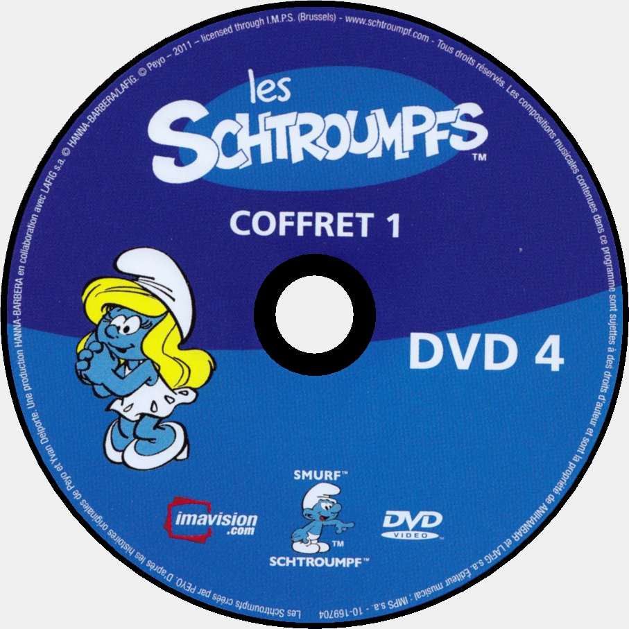 Les Schtroumpfs COFFRET 1 DISC 4