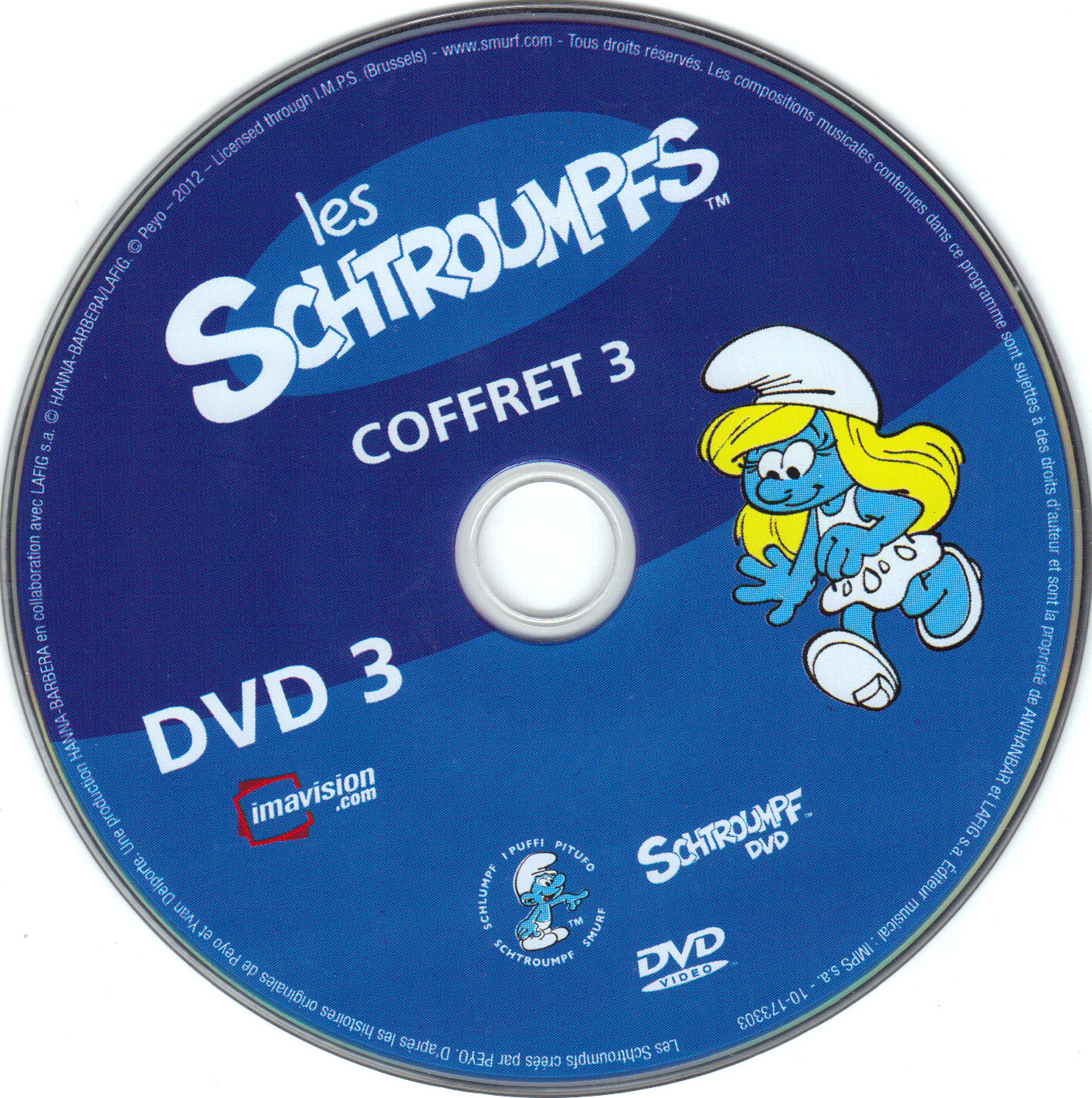 Les Schtroumpfs COFFRET 3 DISC 3