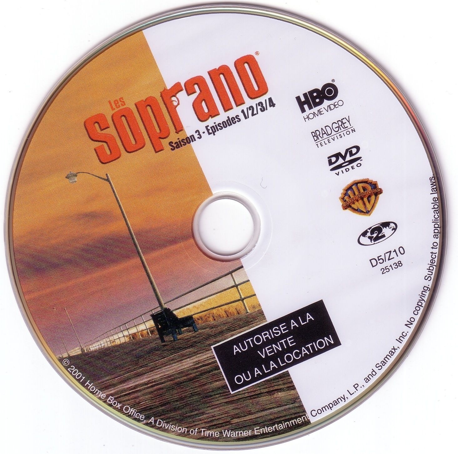Les Soprano saison 3 DVD 1
