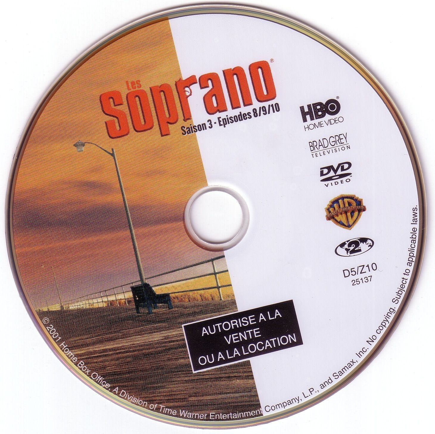 Les Soprano saison 3 DVD 3
