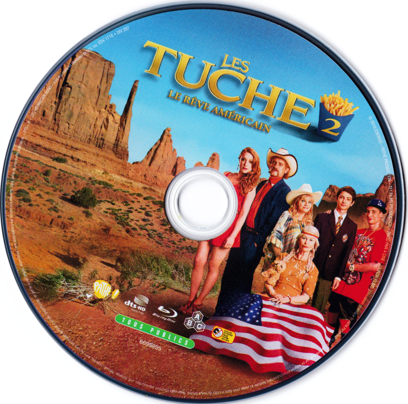 Les Tuche 2 Le rve amricain (BLU-RAY)