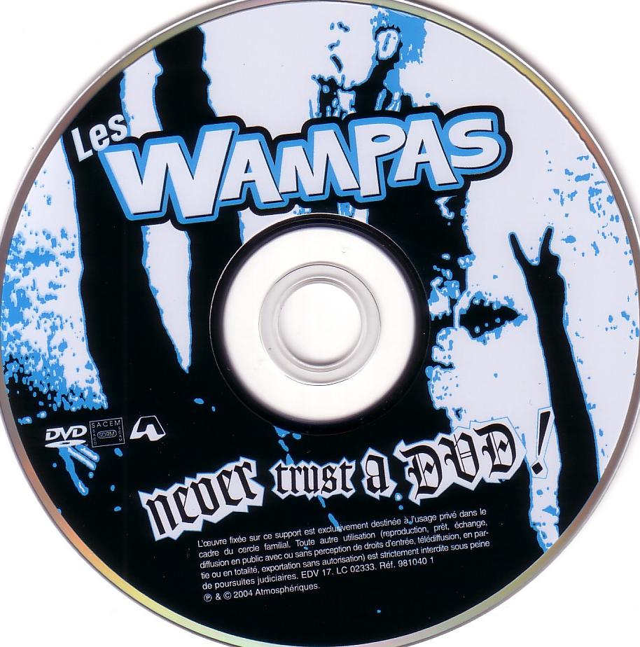 Les Wampas Never trust a DVD