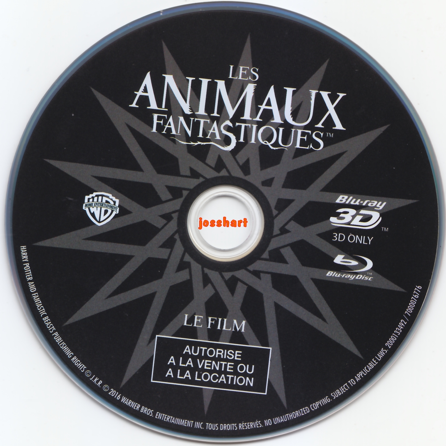 Les animaux fantastiques 3D (BLU-RAY)