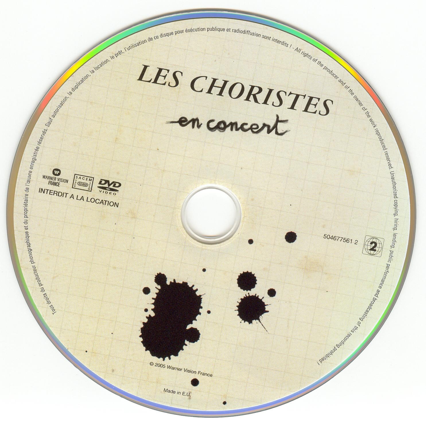 Les choristes en concert