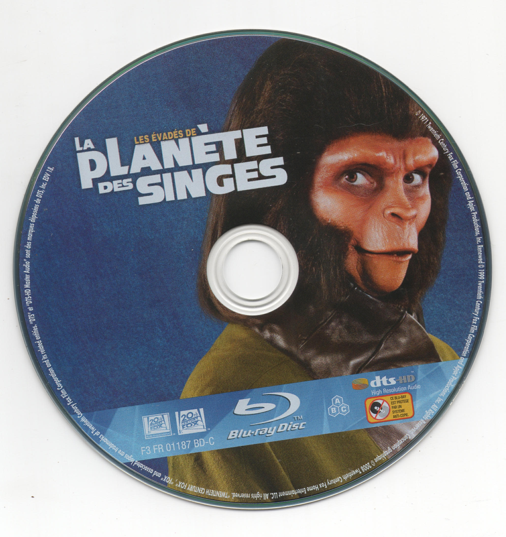 Les vads de la planete des singes (BLU-RAY)