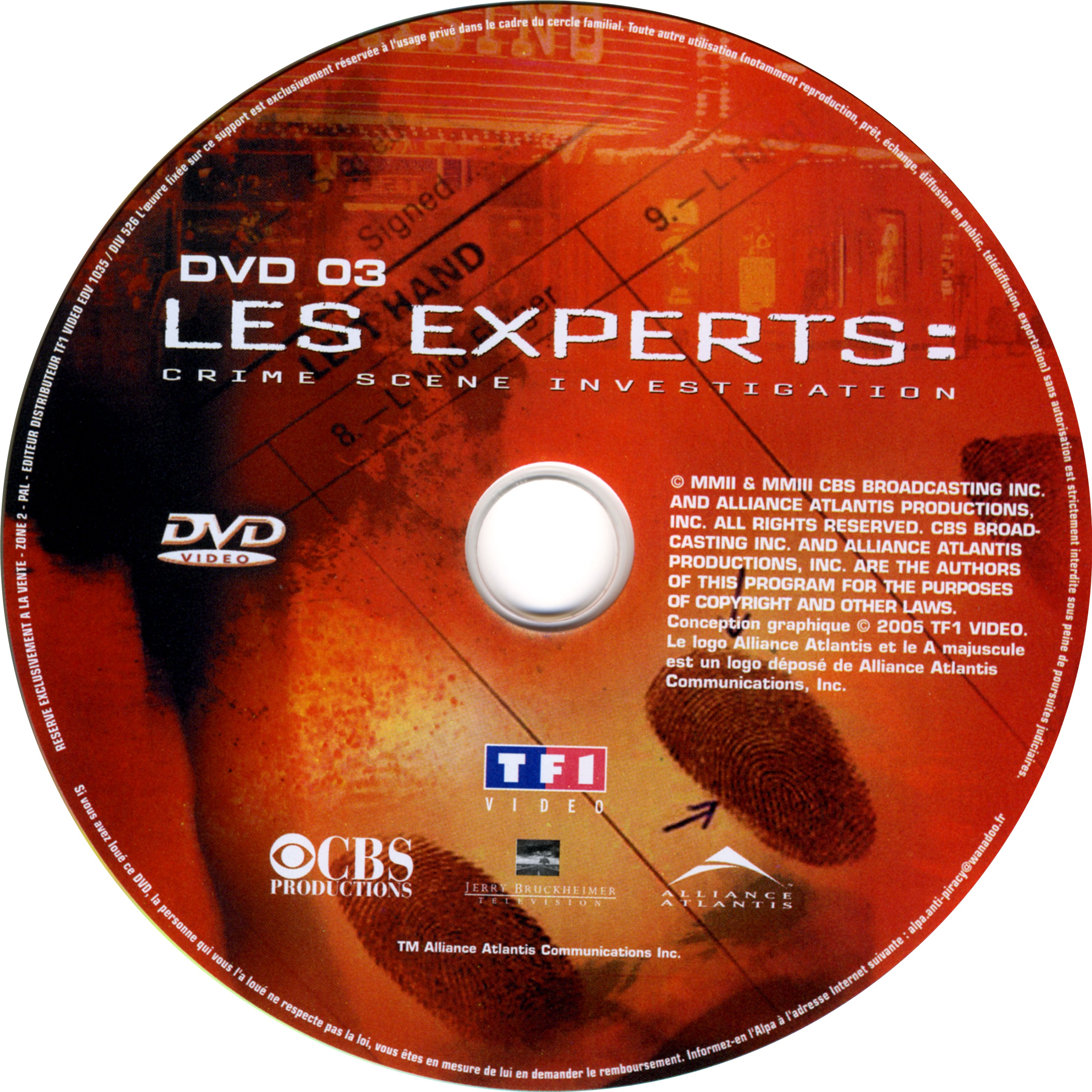 Les expert Saison 3 vol 1 DISC 3