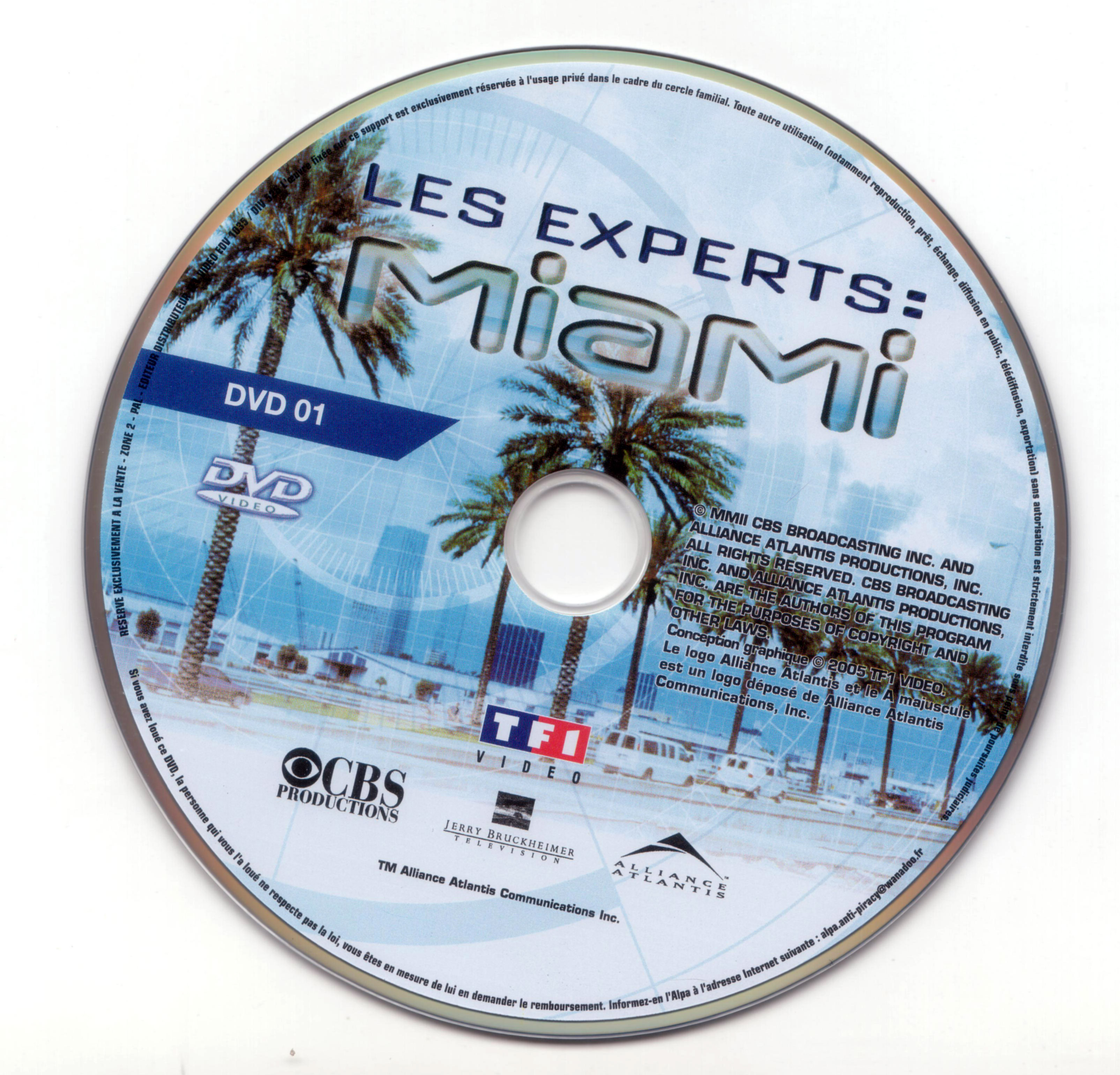 Les experts Miami Saison 1 vol 2 DISC 1