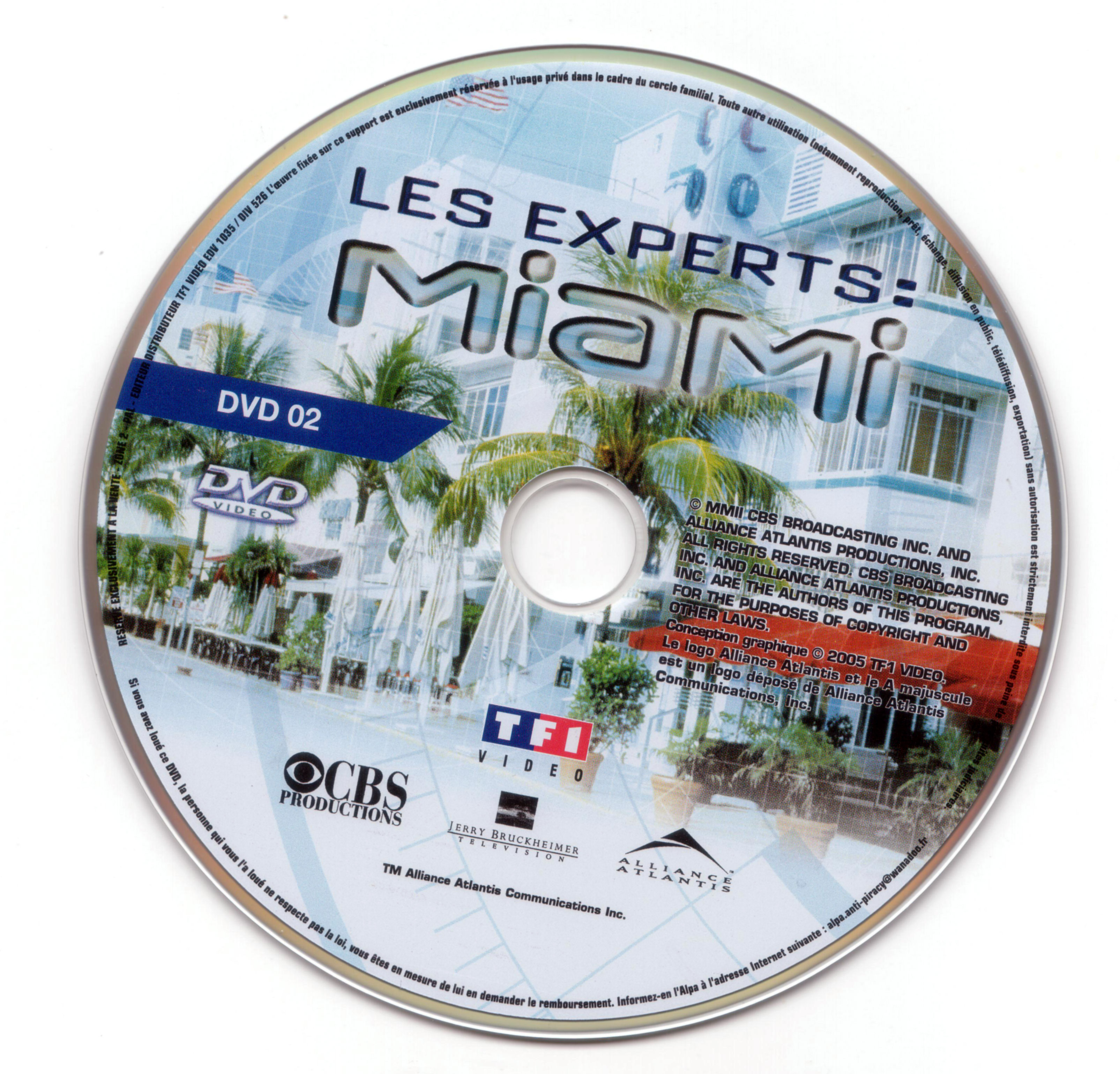 Les experts Miami Saison 1 vol 2 DISC 2