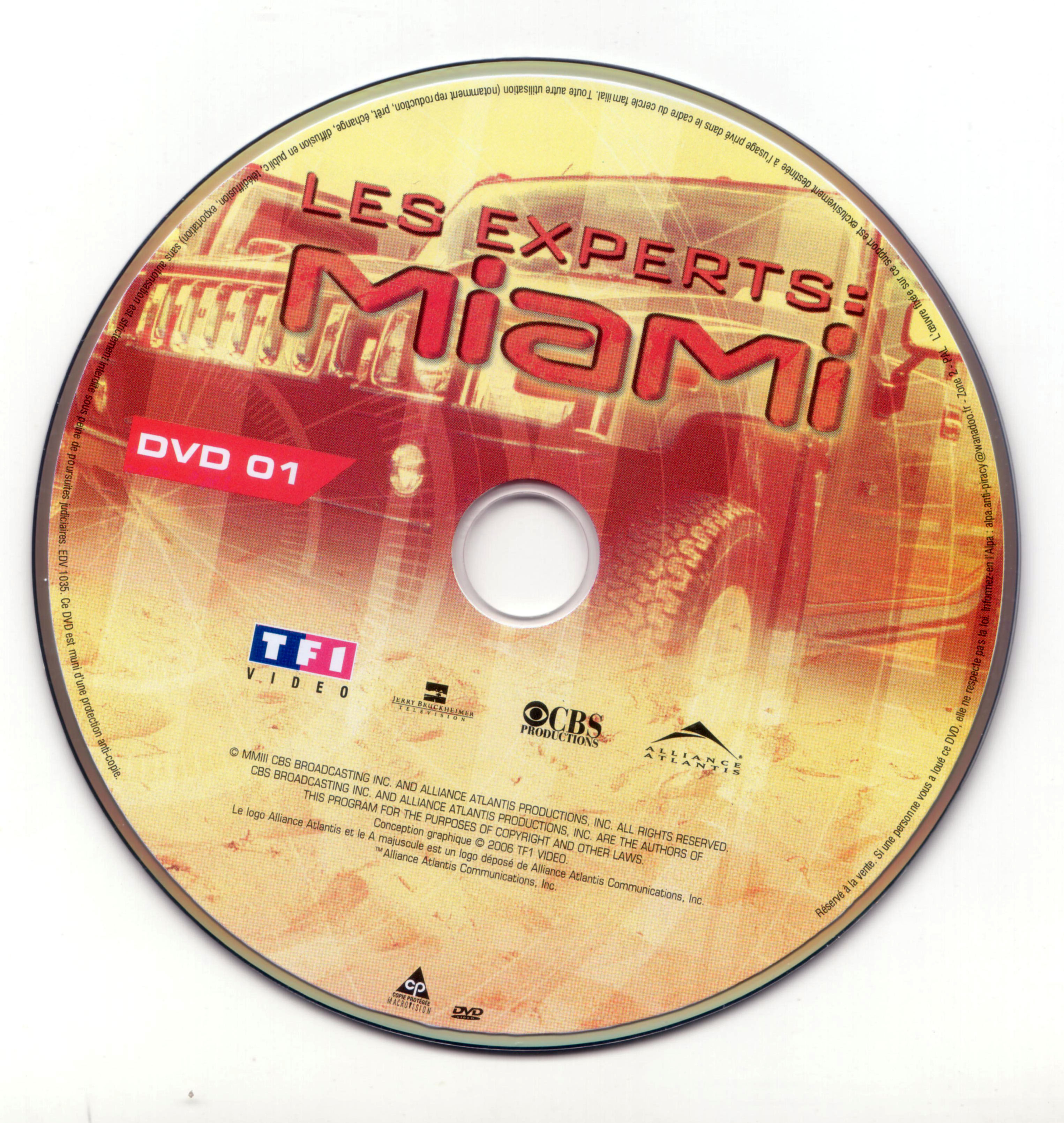 Les experts Miami Saison 2 vol 1 DISC 1