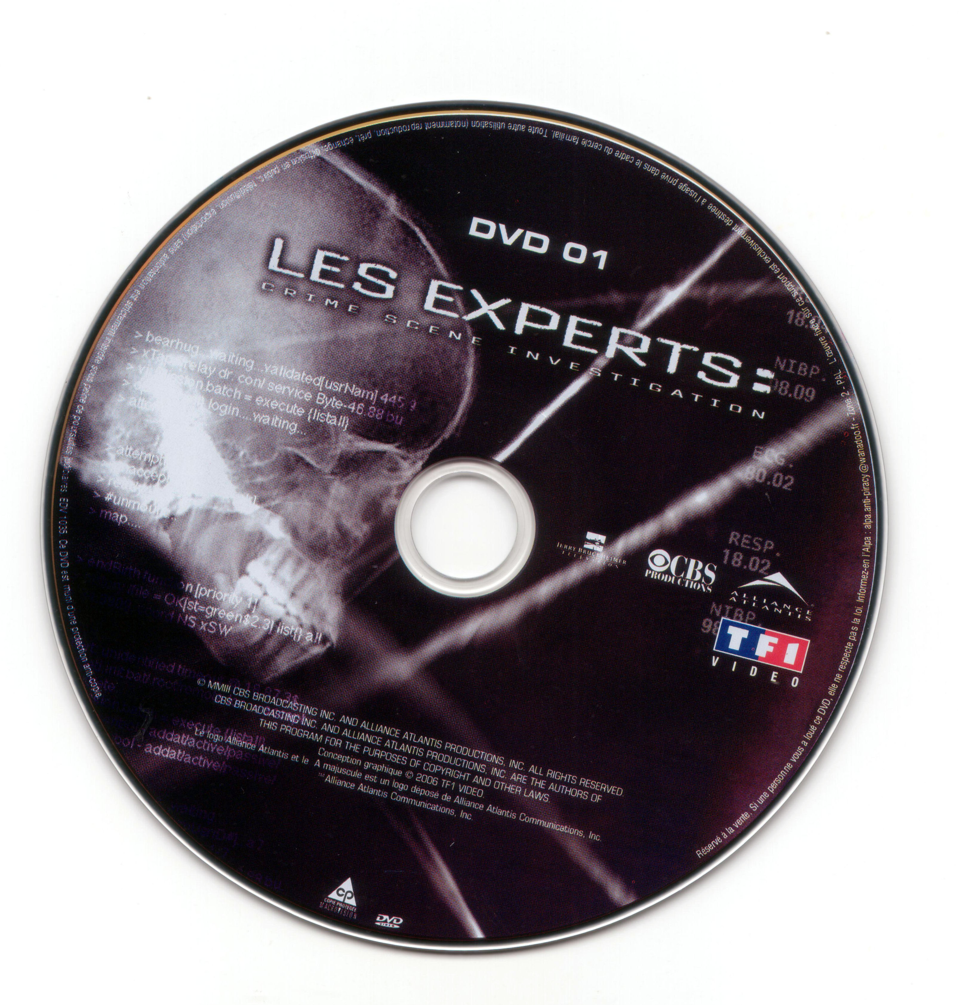 Les experts Saison 4 vol 1 DISC 1