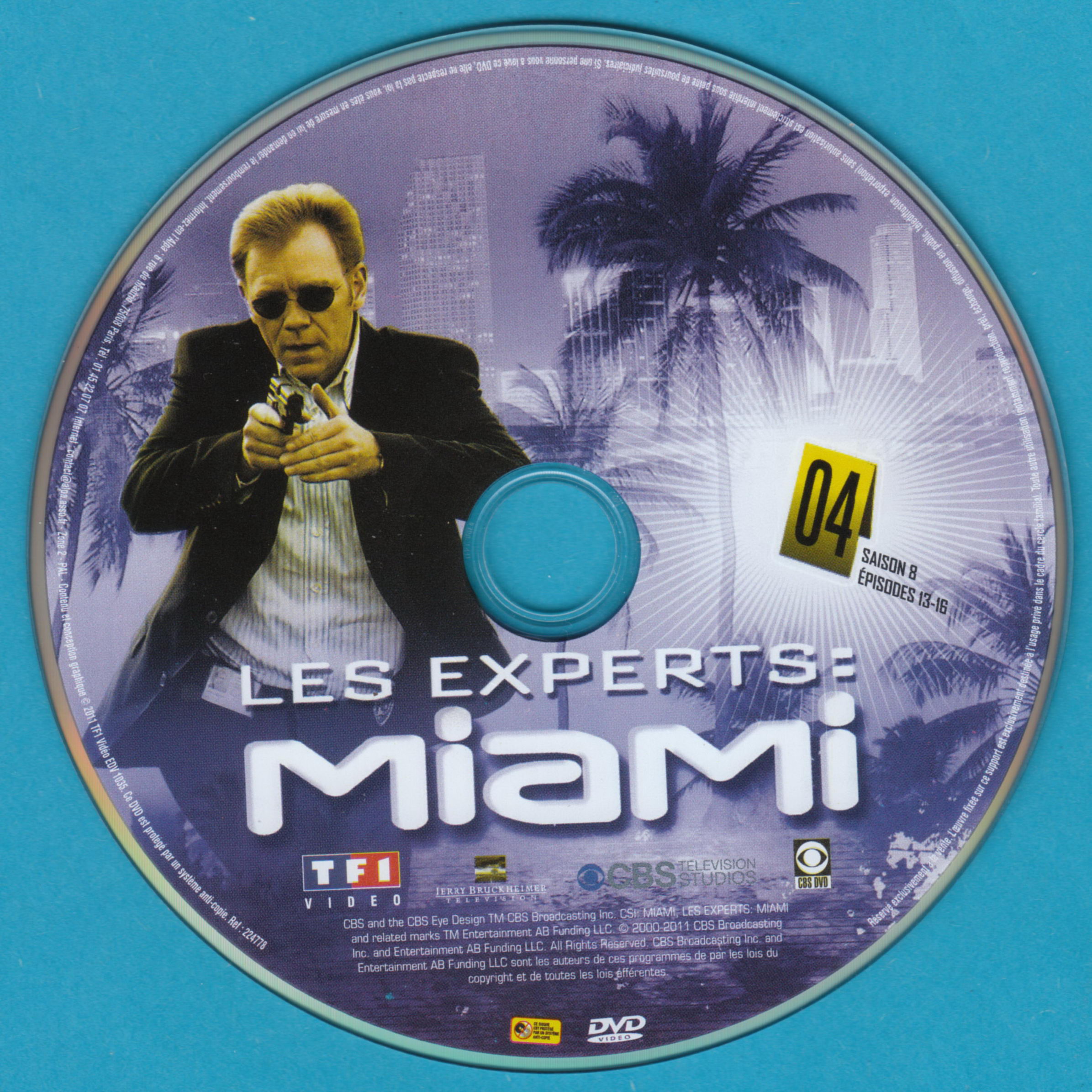 Les experts miami saison 8 DVD 4