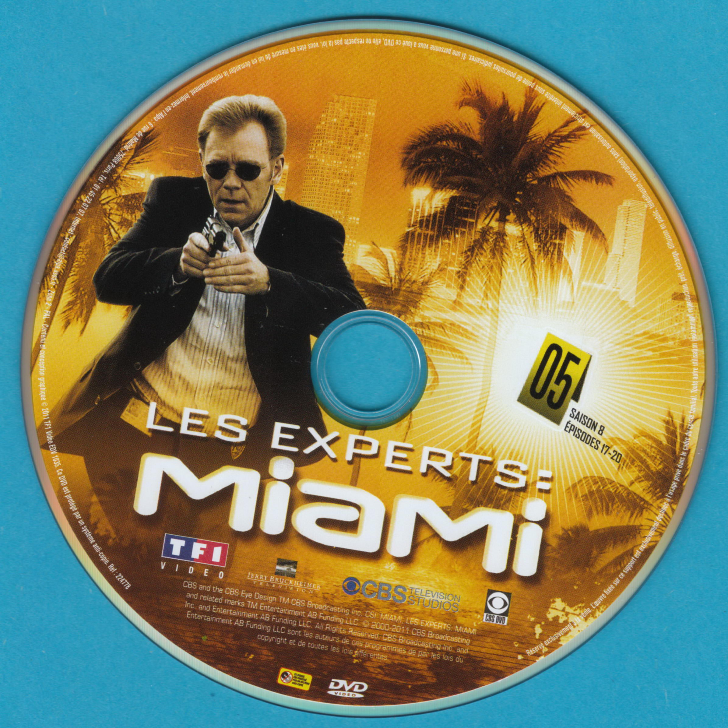 Les experts miami saison 8 DVD 5