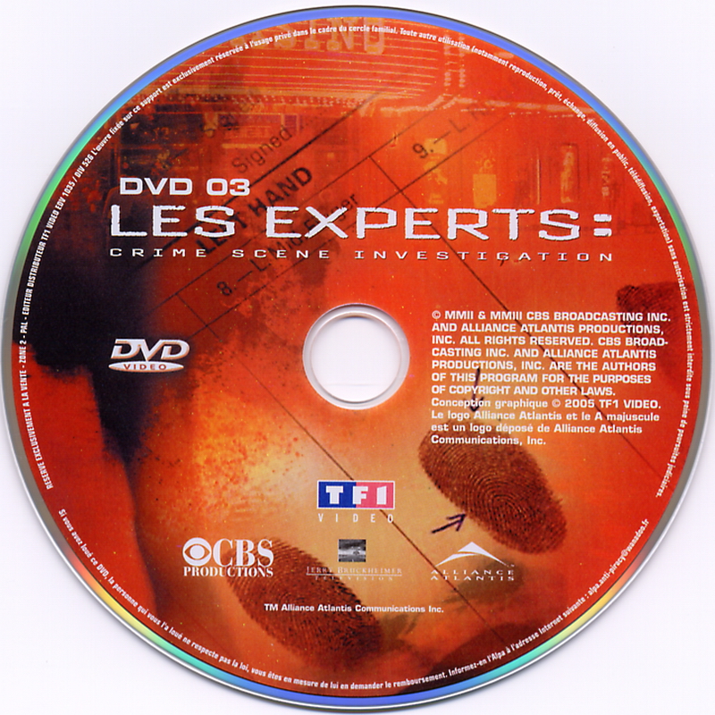 Les experts saison 3 vol 1 dvd 3