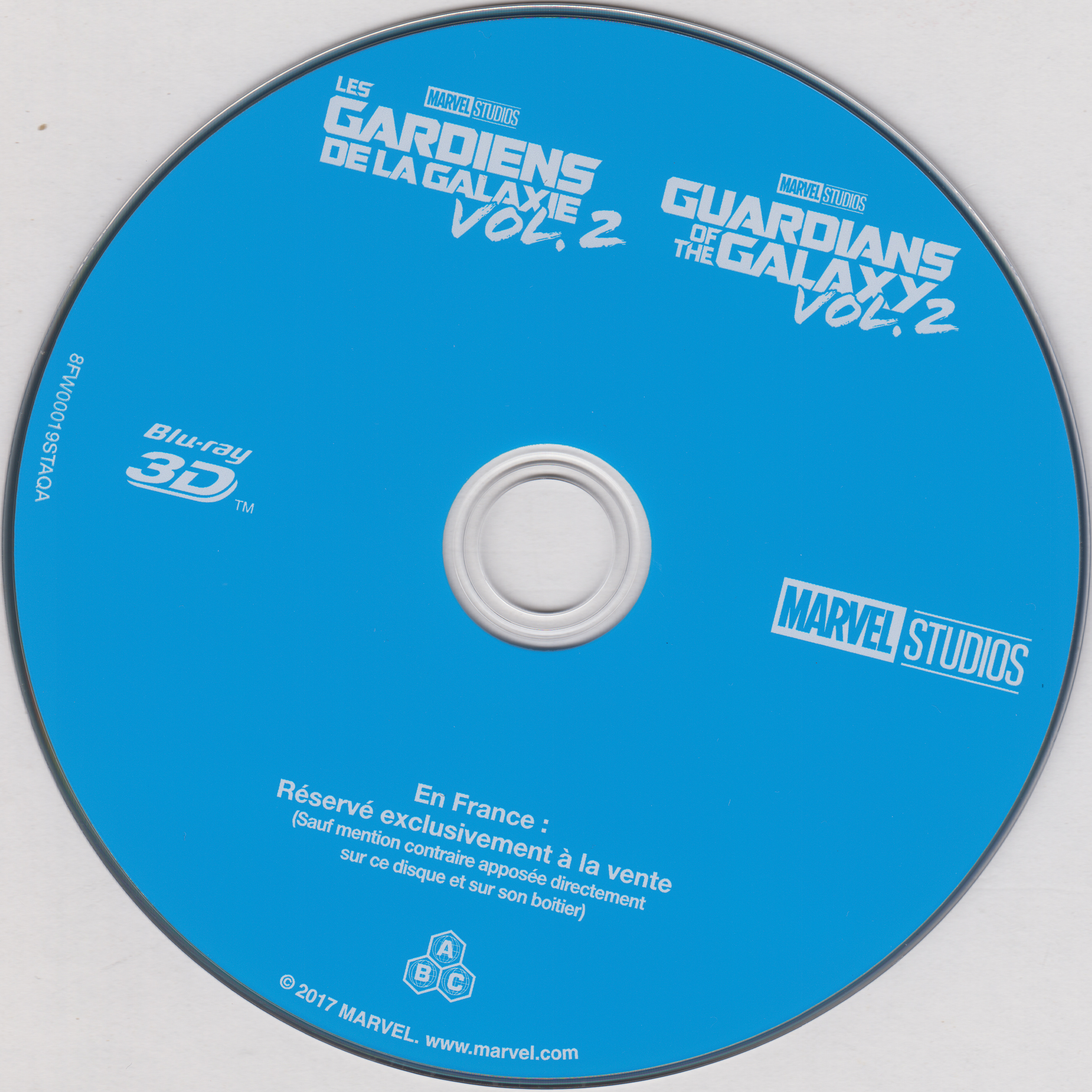 Les gardiens de la galaxie 2 3D (BLU-RAY)