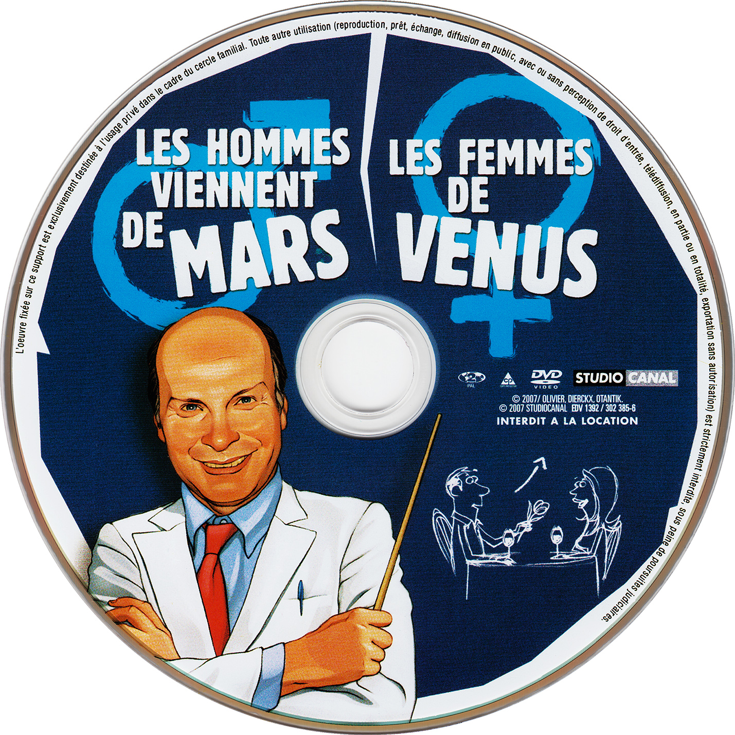 Les hommes viennent de mars les femmes de venus