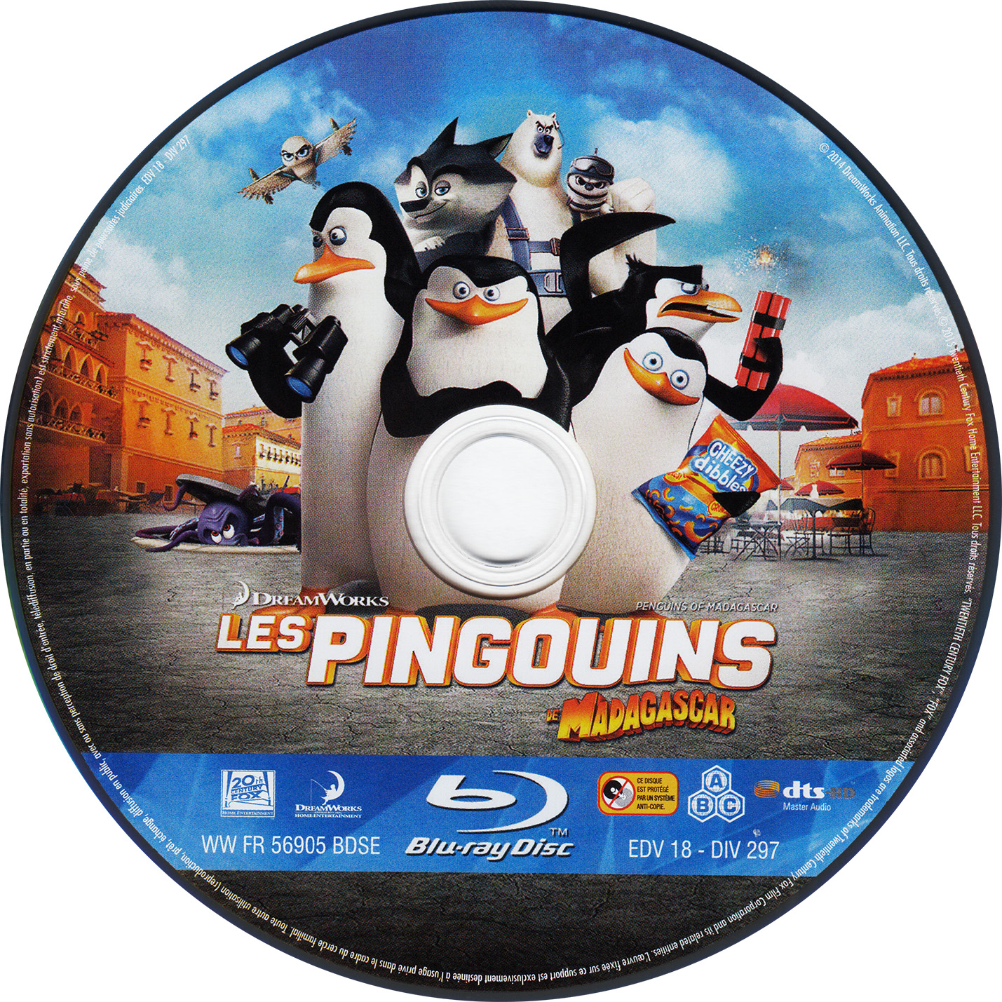 Les pingouins de Madagascar (BLU-RAY)